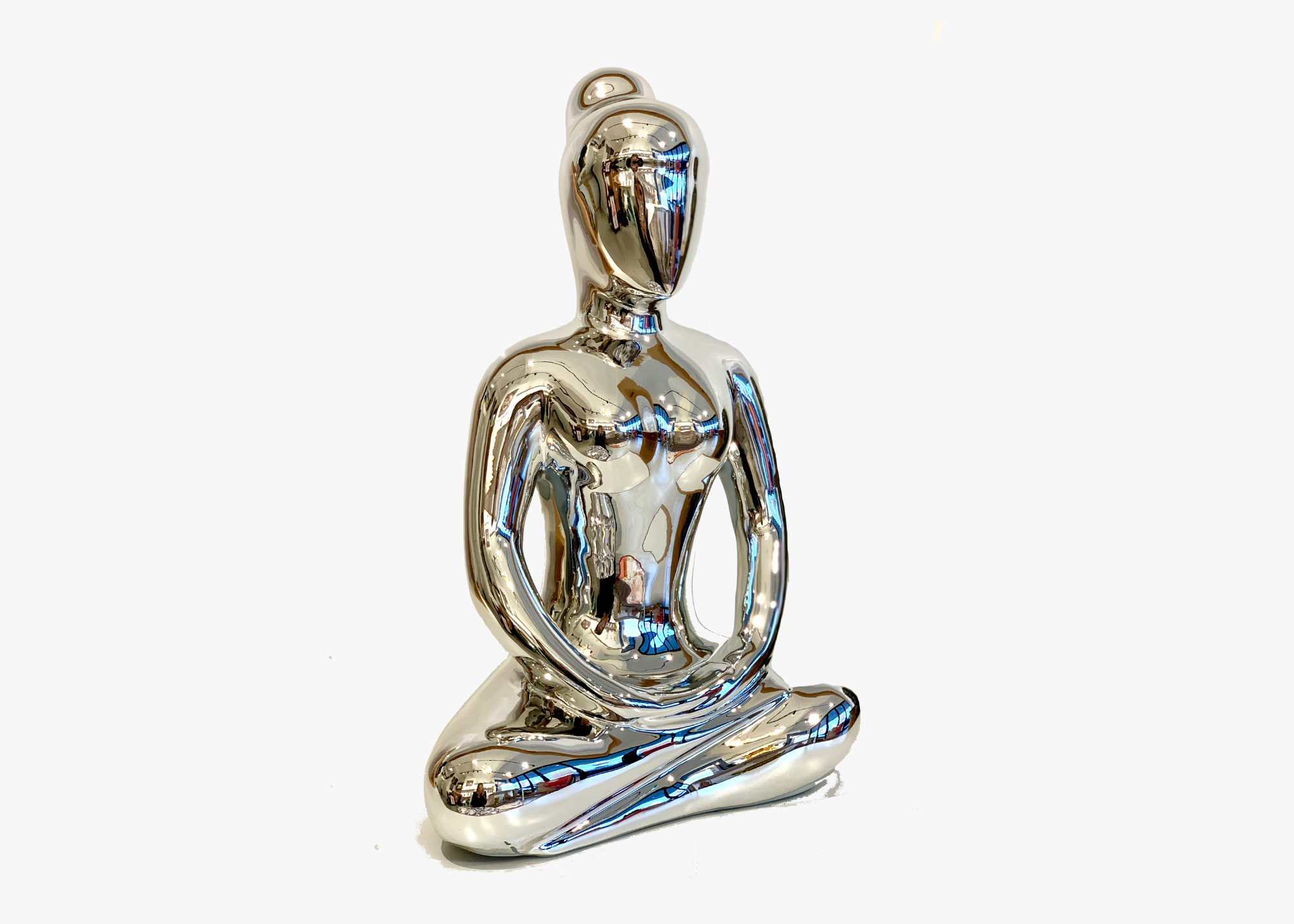 Cyber Yoga - 3D Silver Glossy (Medium, 40cm)、mySite、topwebapps