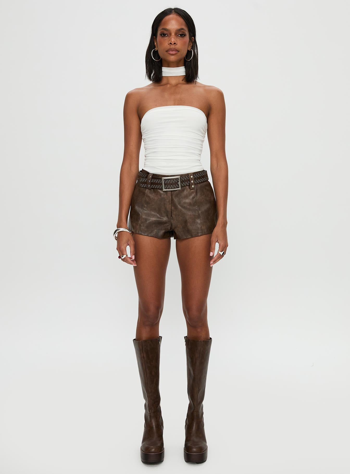 Sorelle Scarf Bodysuit White、mySite、solidvoid