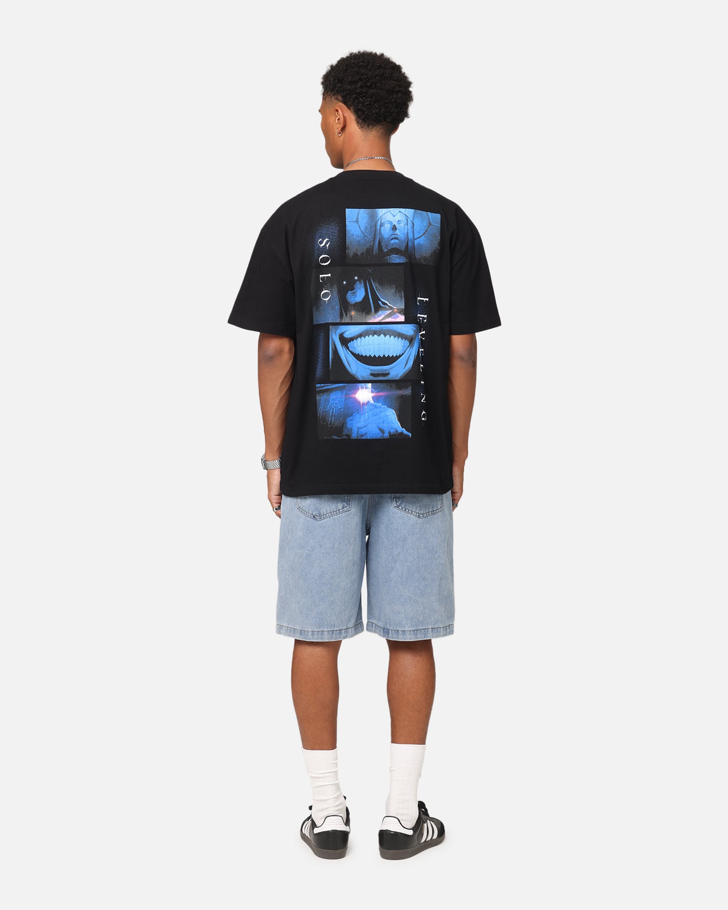 Goat Crew X Solo Leveling Statue Of God Heavy T-Shirt Black、mySite、zt4zffjzw