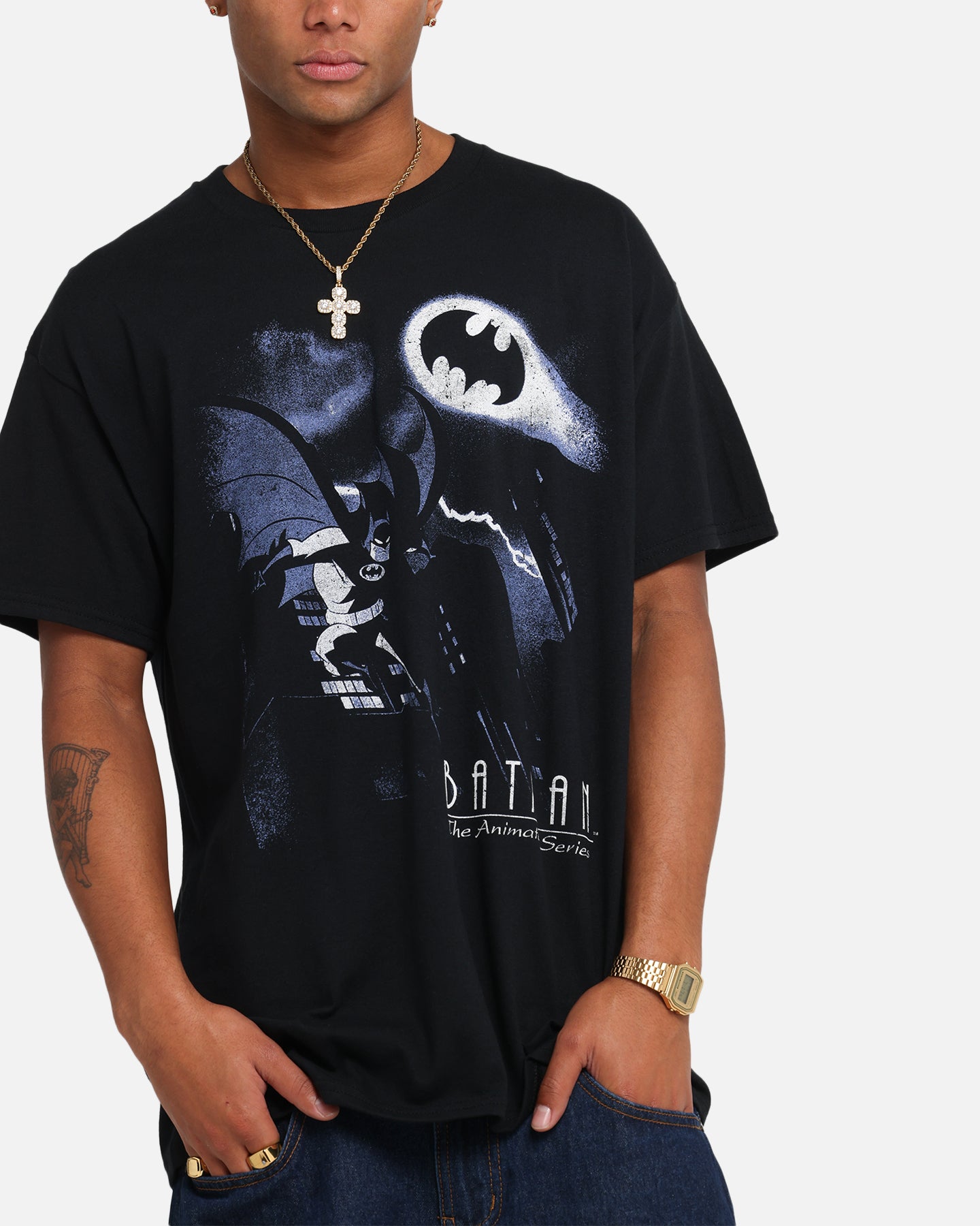 American Thrift X DC Batman The Animated Series T-Shirt Black、mySite、zt4zffjzw