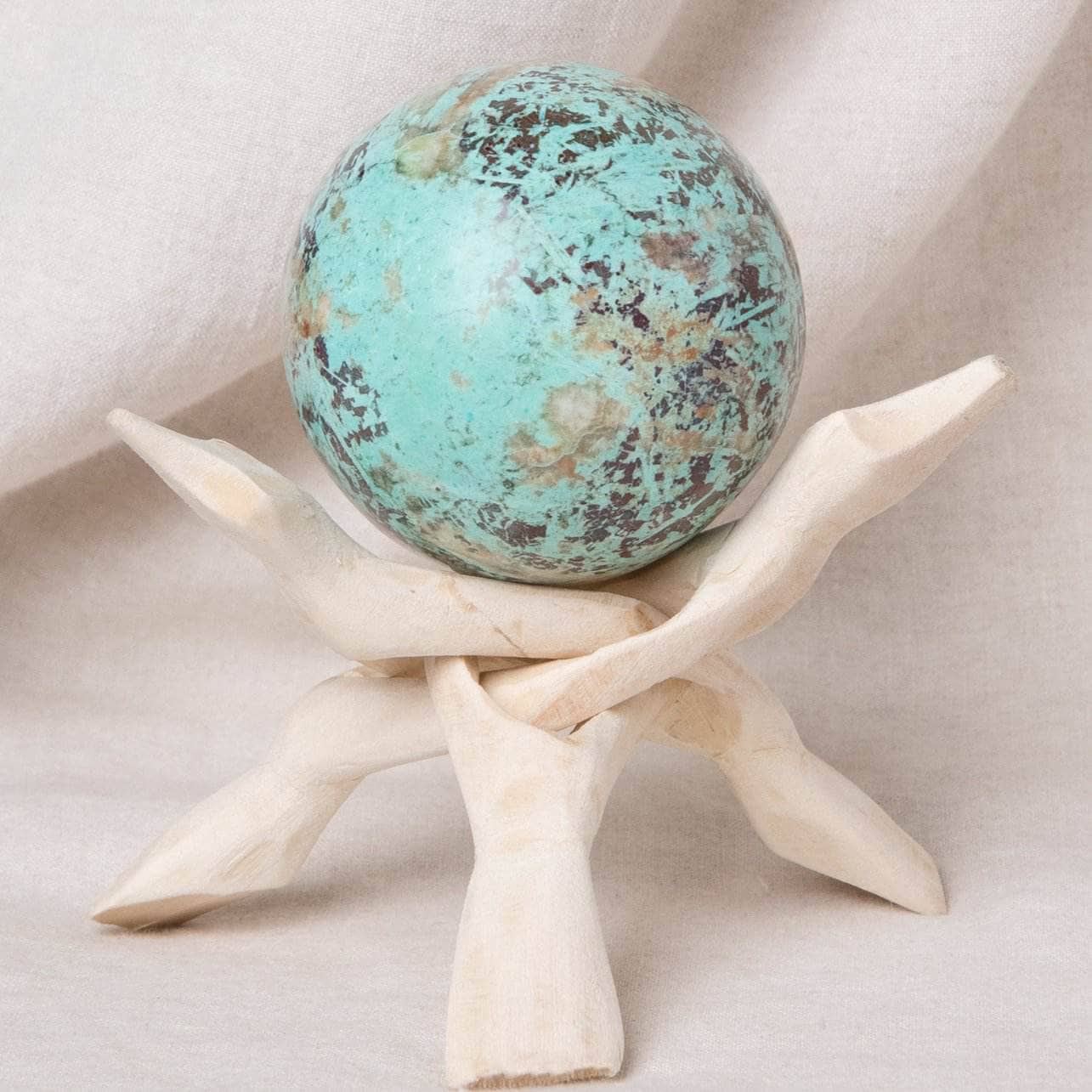 Natural Peruvian Turquoise Sphere - AAA Premium Quality、mySite、hinf8tx79