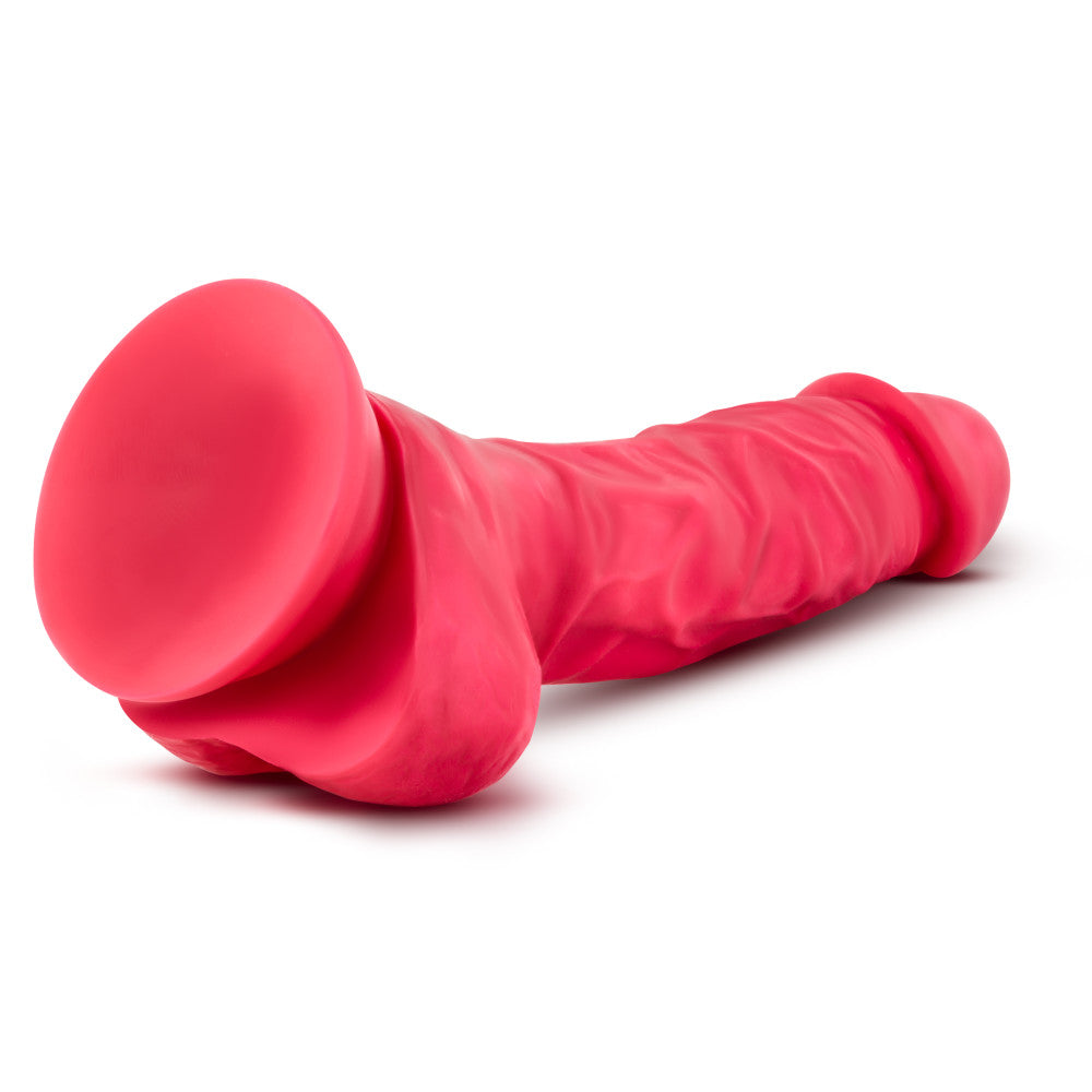 Ruse By Blush® | Hypnotize Realistic G-Spot Cerise 7.5-Inch Long Dildo With Balls & Suction Cup Base、mySite、bottomscart