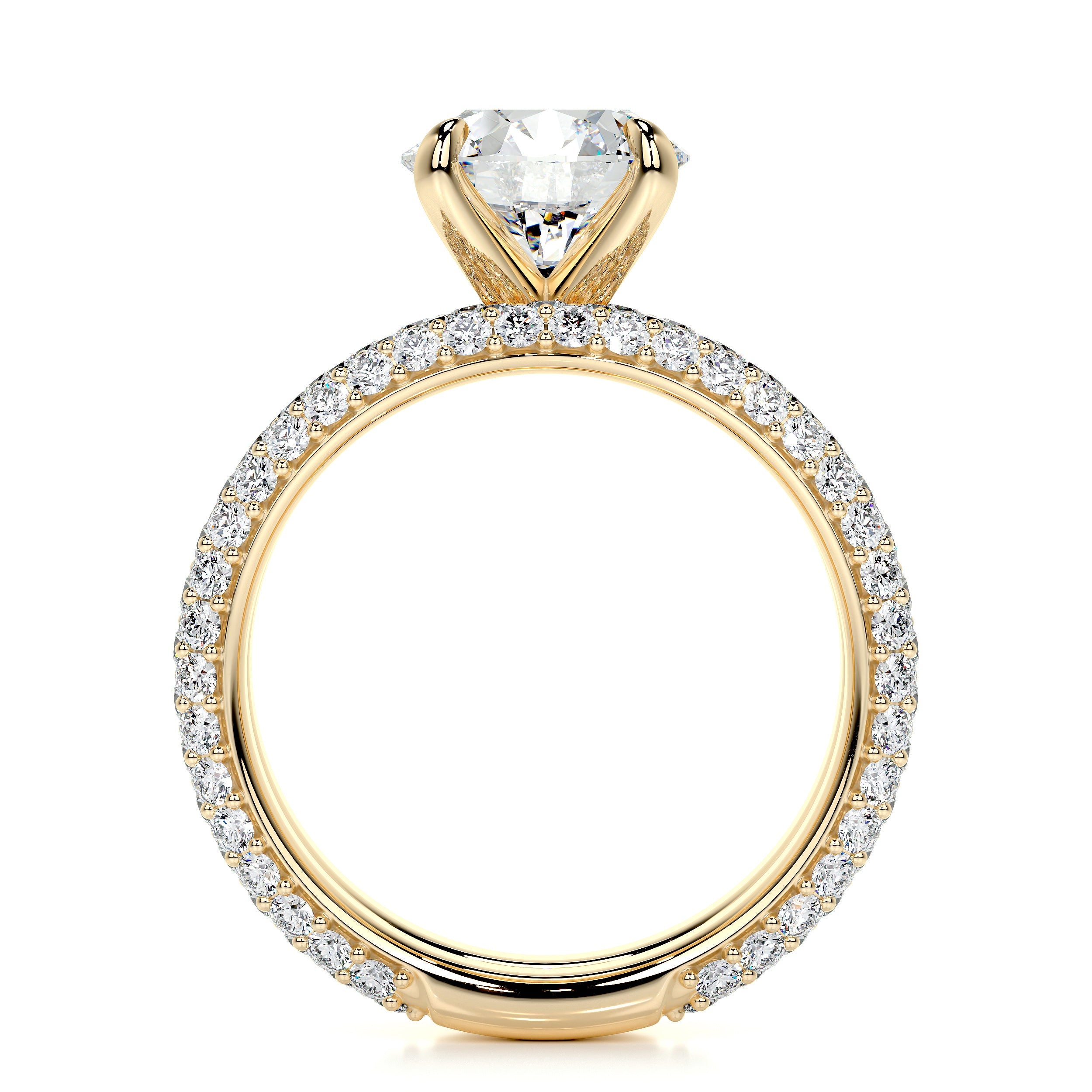 Charlotte Lab Grown Diamond Bridal Set -18K Yellow Gold、mySite、hinf8tx79
