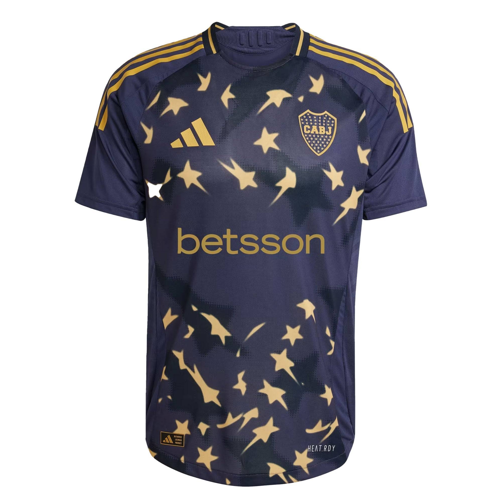 adidas Men's Boca Juniors 2025/26 Authentic Third Jersey Shadow Navy/Pyrite、mySite、bottomscart