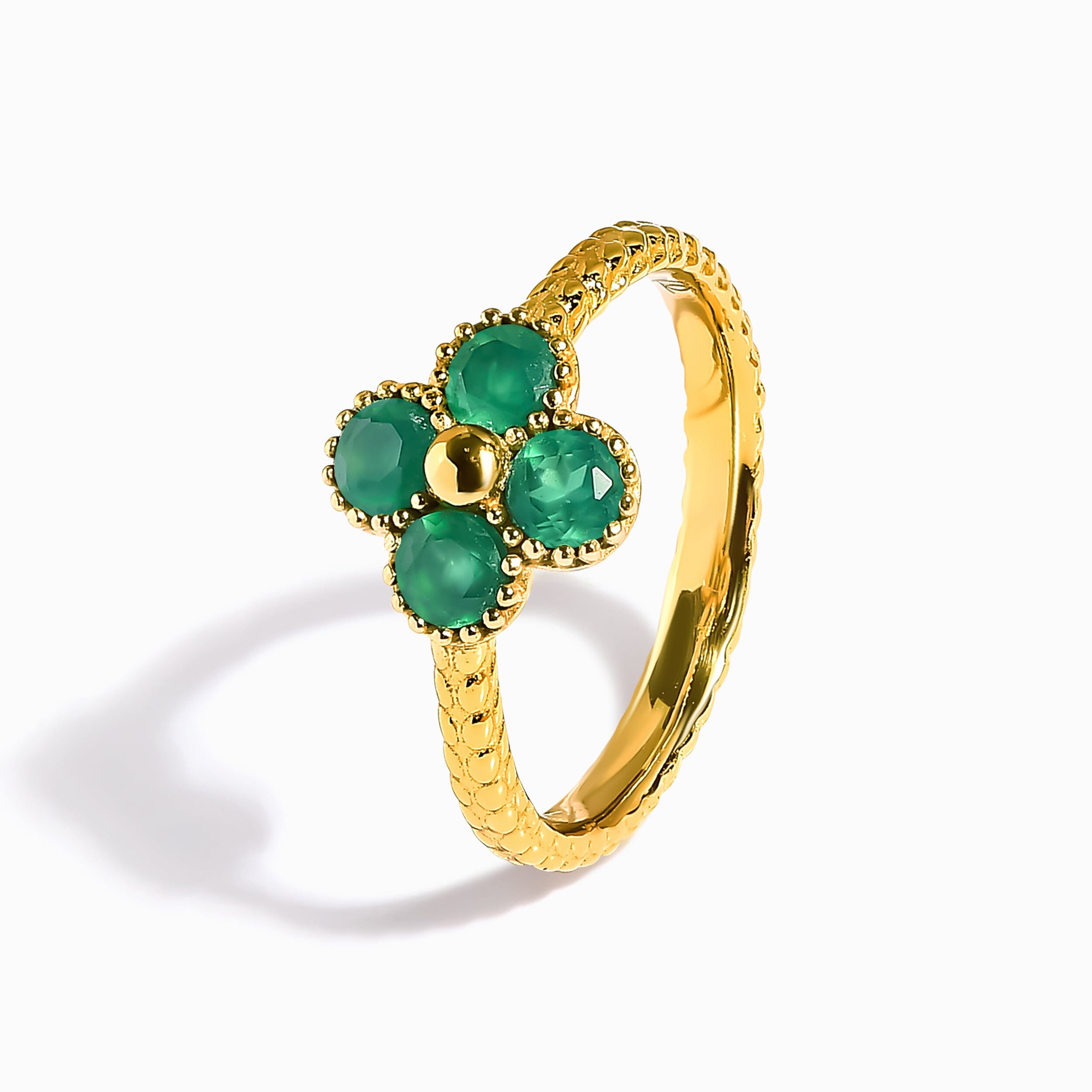 Lucky Me Ring - Green Onyx、mySite、hinf8tx79