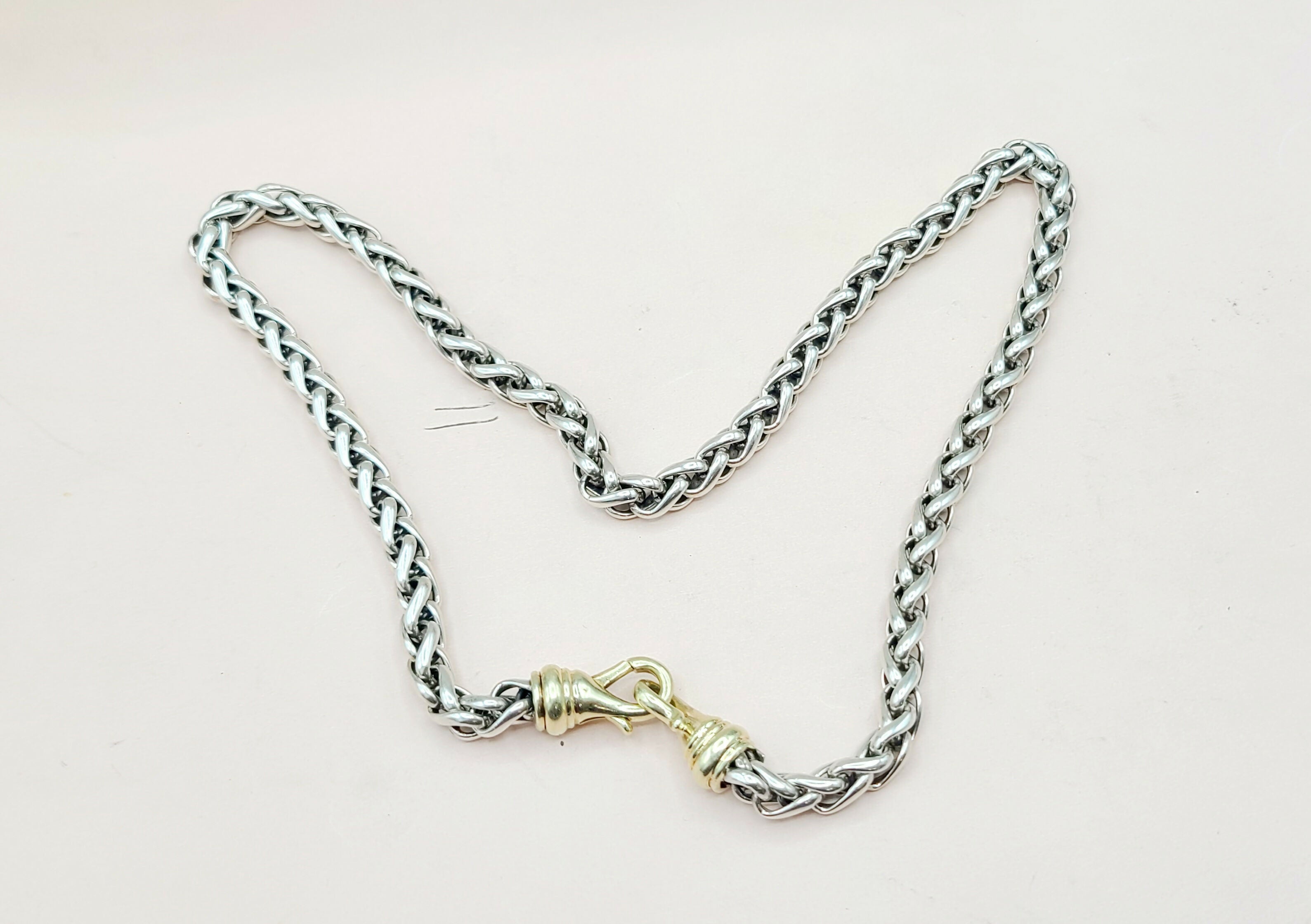 David Yurman Wheat Chain Necklace 6mm Gold Buckle 16、mySite、hinf8tx79