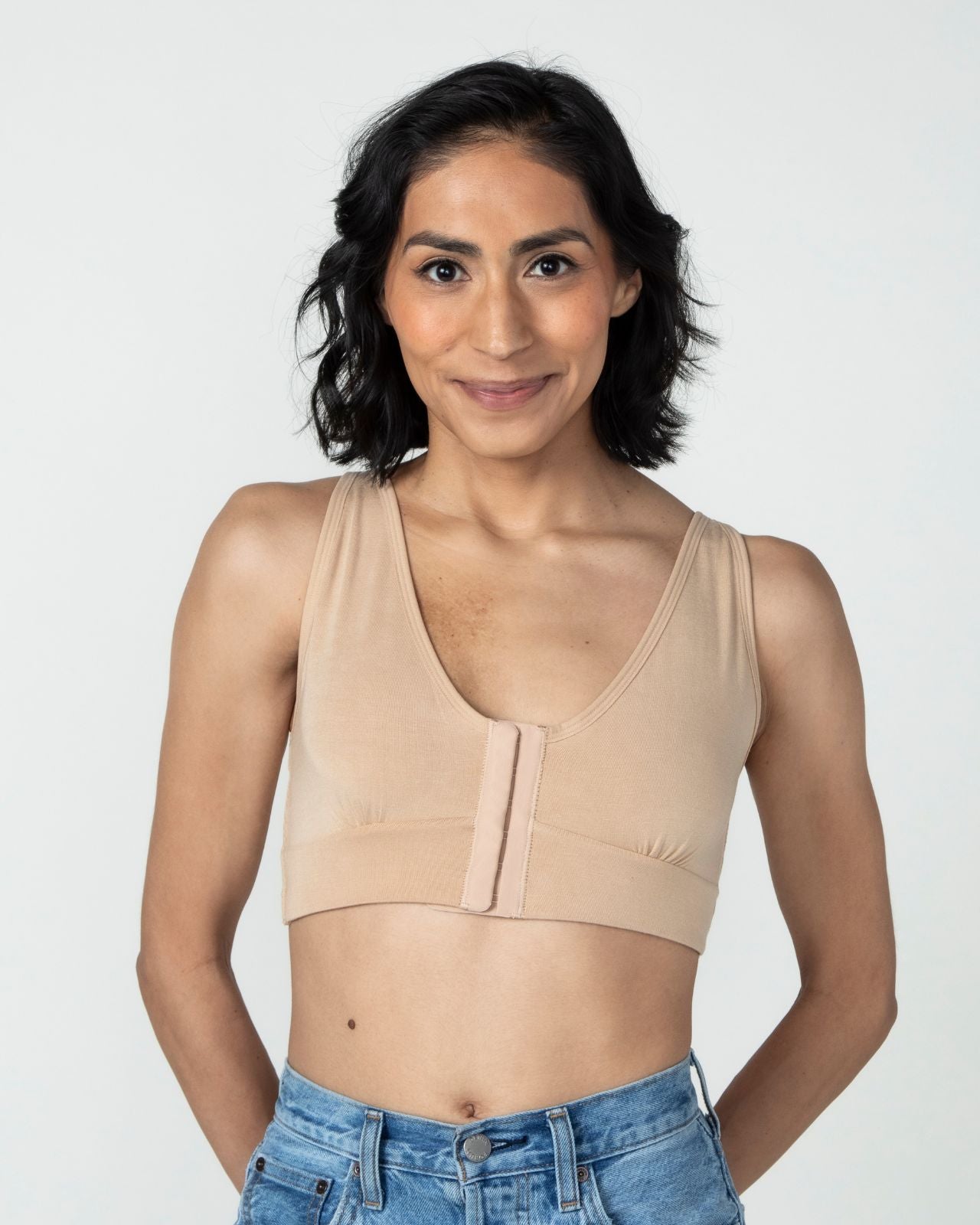 Rora Pocketed Front Closure Bra、mySite、bengalsvssteelers