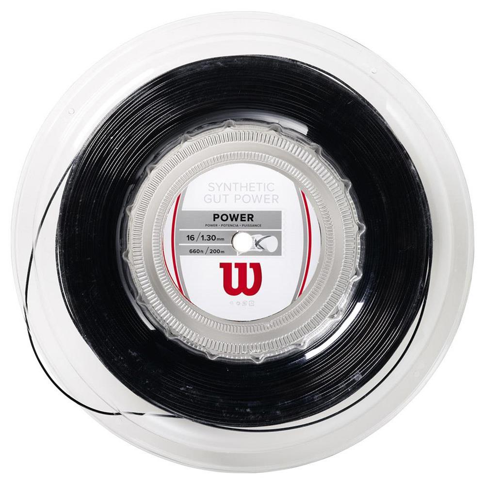 Wilson Synthetic Gut Power - 130 Black - String Reel