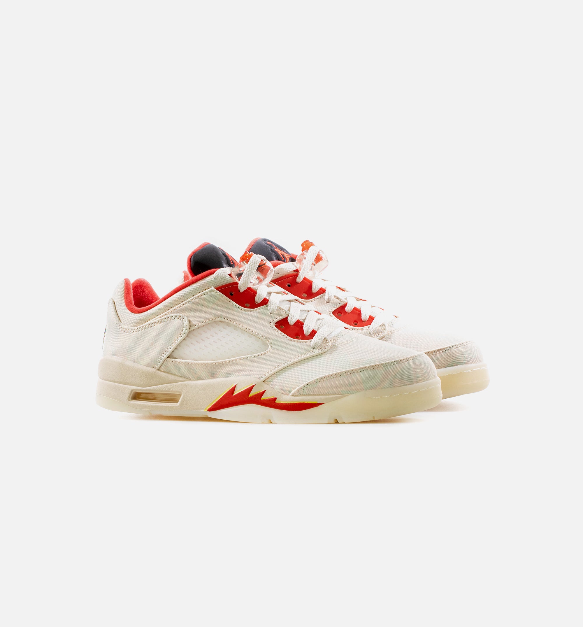 Air Jordan Retro 5 Low Chinese New Year Mens Lifestyle Shoe - Sail/Red、mySite、dreamappss