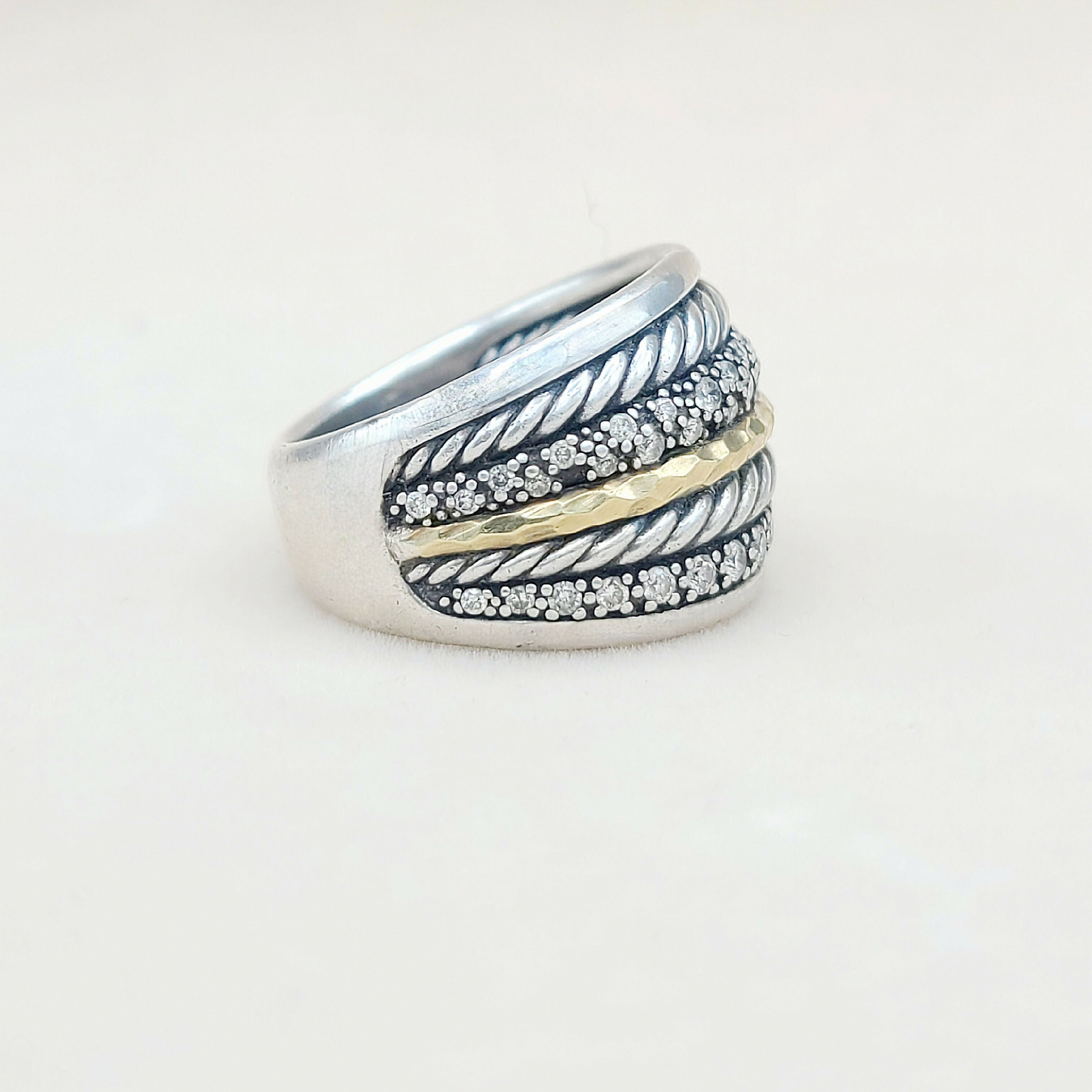 David Yurman Midnight Melange Ring 鈥?Diamonds & Gold、mySite、hinf8tx79
