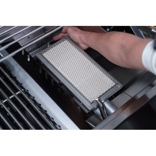 BBQ Infrared Searing Burner Stainless Steel Ceramic Gas Burner (Square 9.8x4.5 inch)、、eastwooduniform