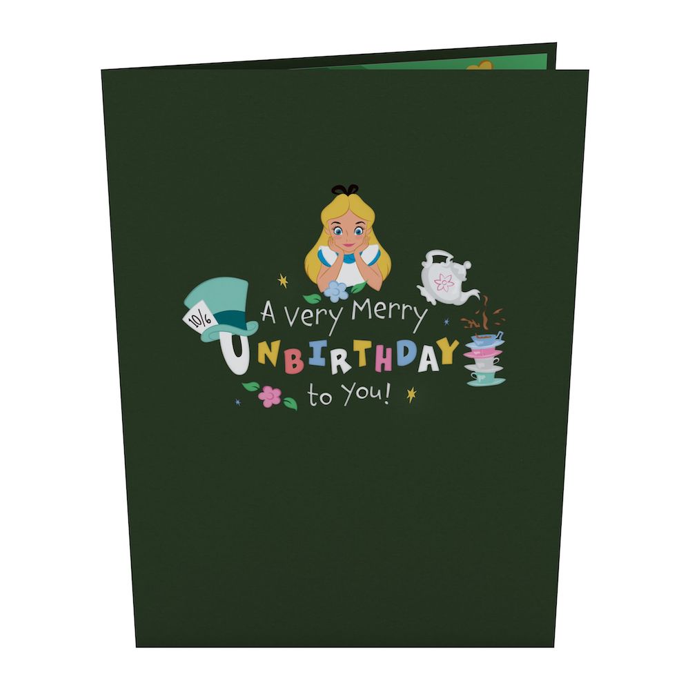 Disney's Alice in Wonderland Merry Unbirthday Pop-Up Card、mySite、solidvoid