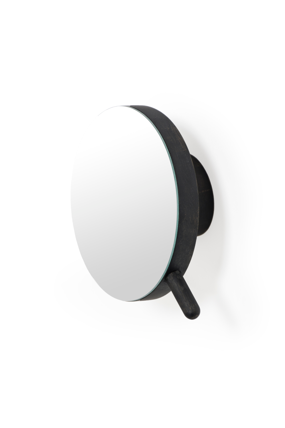 Oak Wall Magnifying Vanity Mirror | Wireworks、mySite、neckold