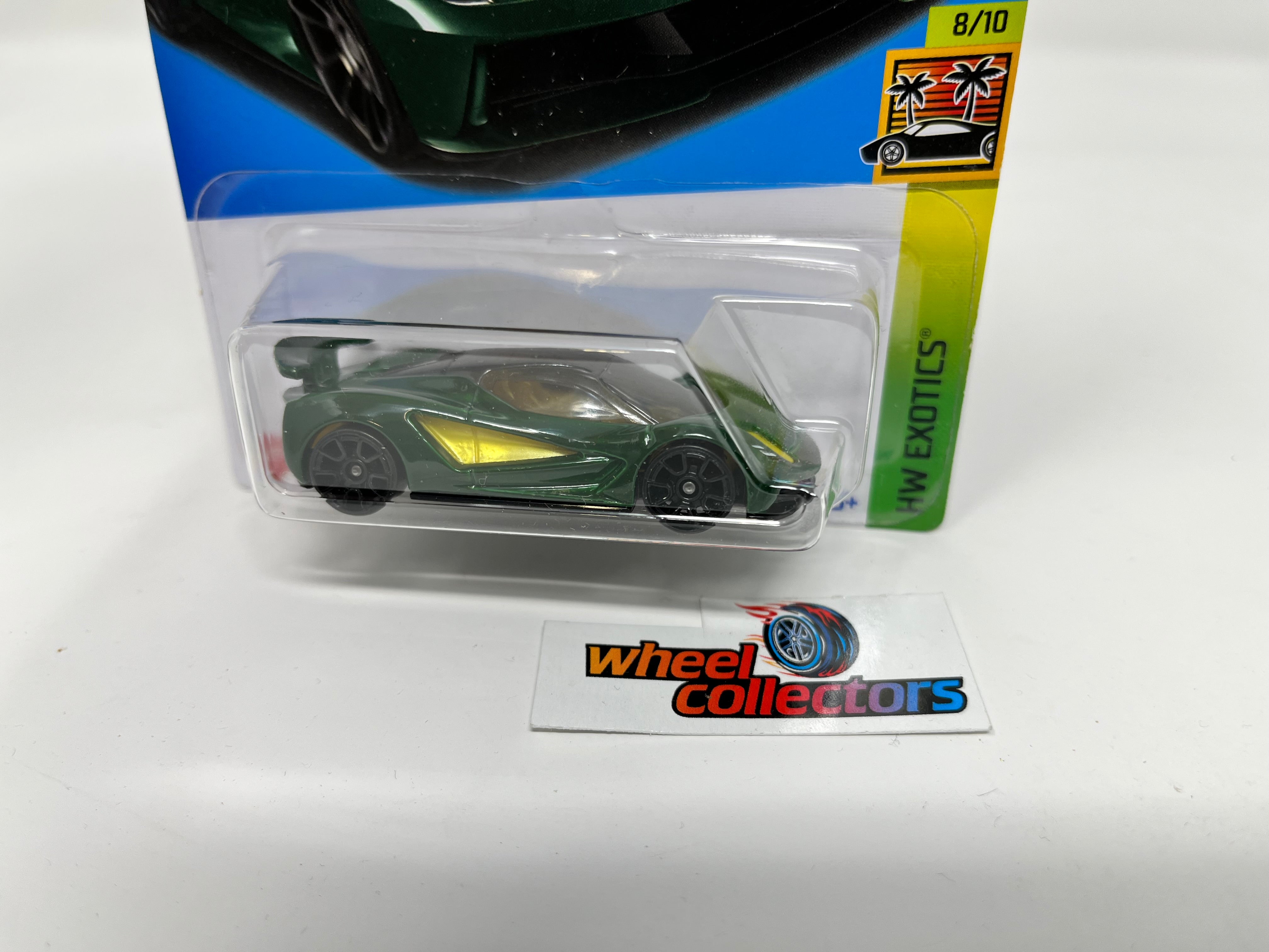 Lotus Evija #229 * Green * 2022 Hot Wheels USA Card、mySite、hgirdovlk