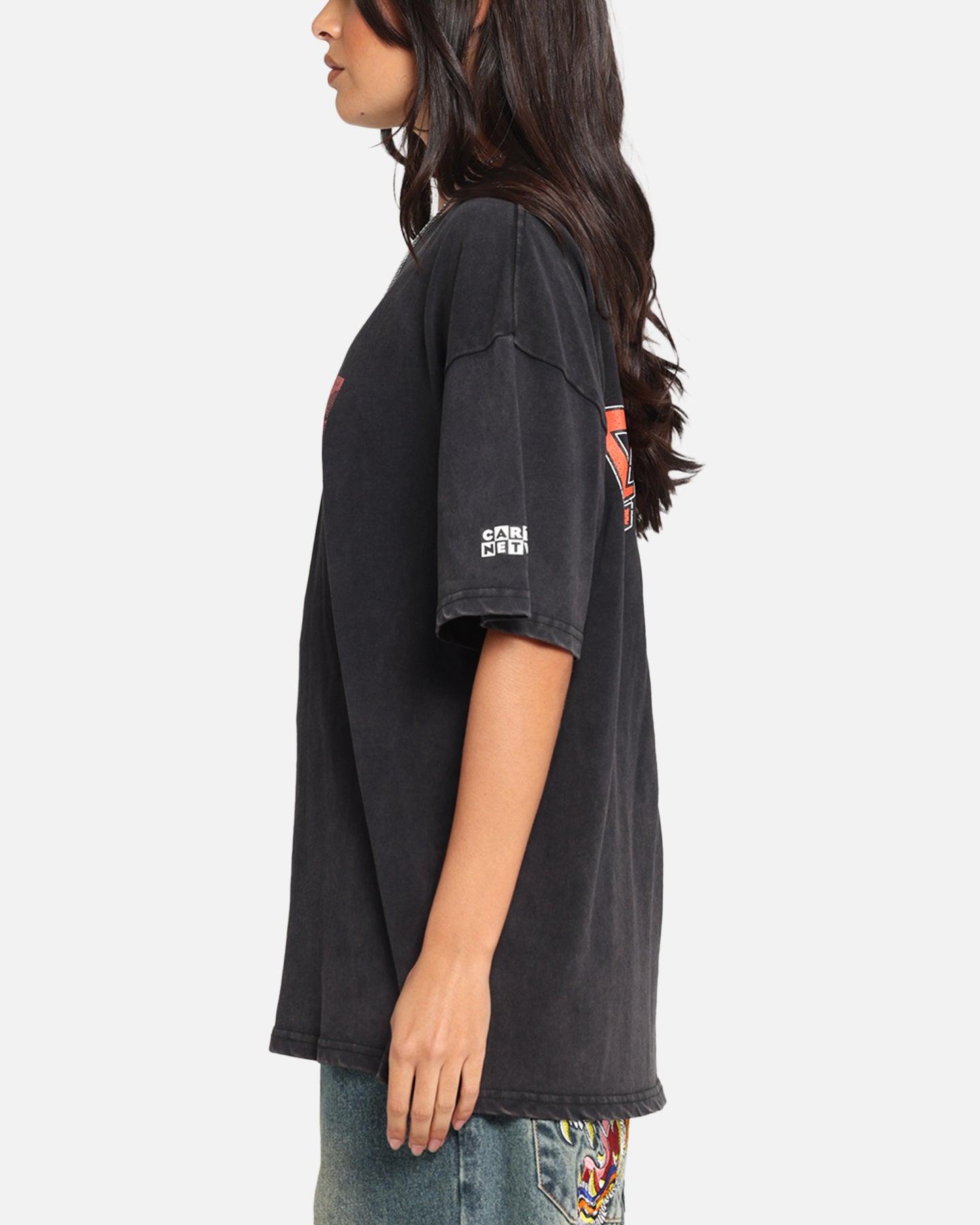 73 Studio X Cartoon Network Bill & Mandy Box Logo Vintage T-Shirt Black Acidwash、mySite、zt4zffjzw