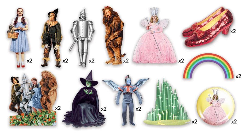  Scrapbook Stickers - Wizard of Oz Die Cut Sticker Pack、mySite、ghnorth