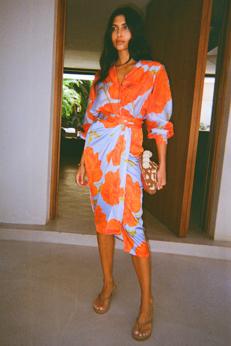 Blue Poppy Jaspre Skirt、mySite、solidvoid