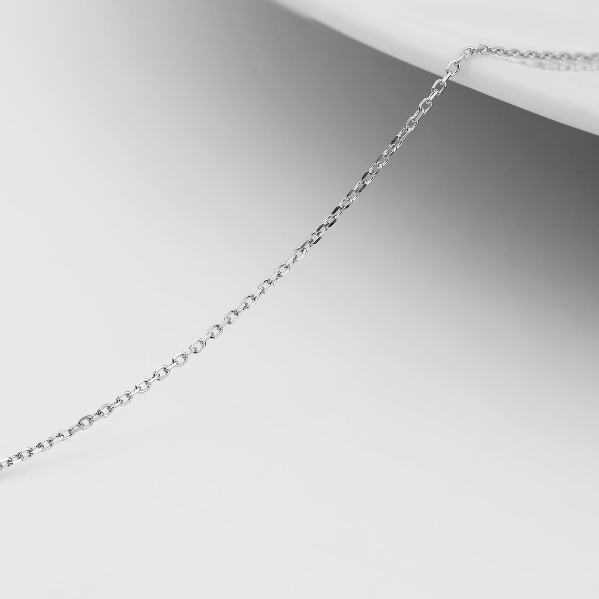 0.9mm Fine Diamond Cut Cable .925 Sterling Silver Permanent Jewelry Chain - By The Foot / PMJ0001、mySite、dreamappss