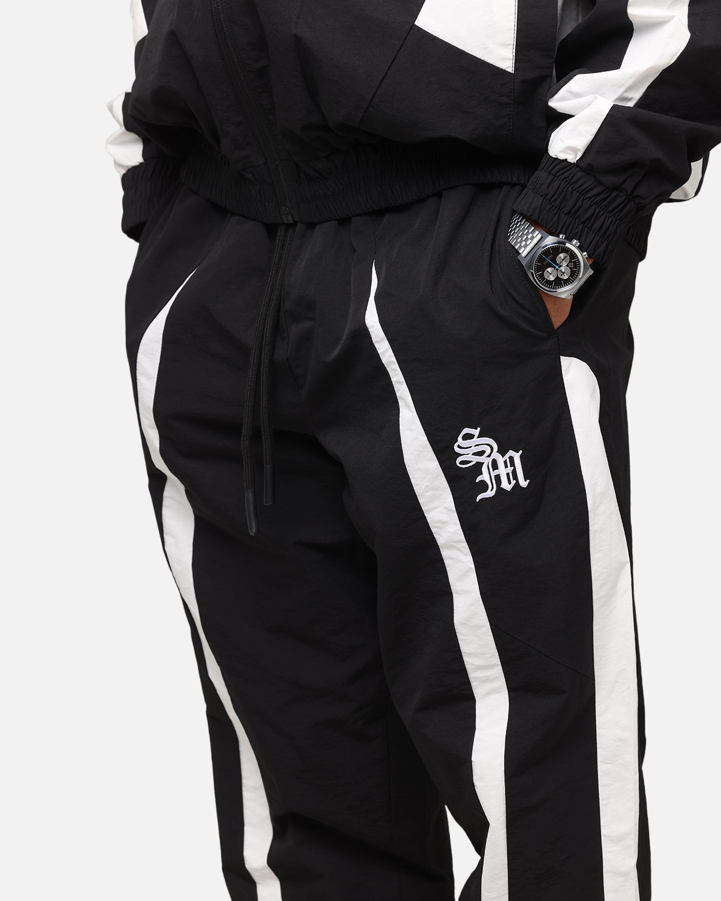 Saint Morta Oblivioin Nylon Track Joggers Black/White、mySite、zt4zffjzw