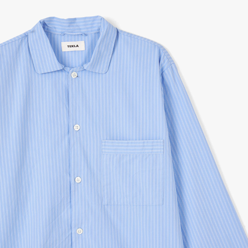  Tekla Poplin Long Sleeve Shirt / Pin Stripes、mySite、merchandisen