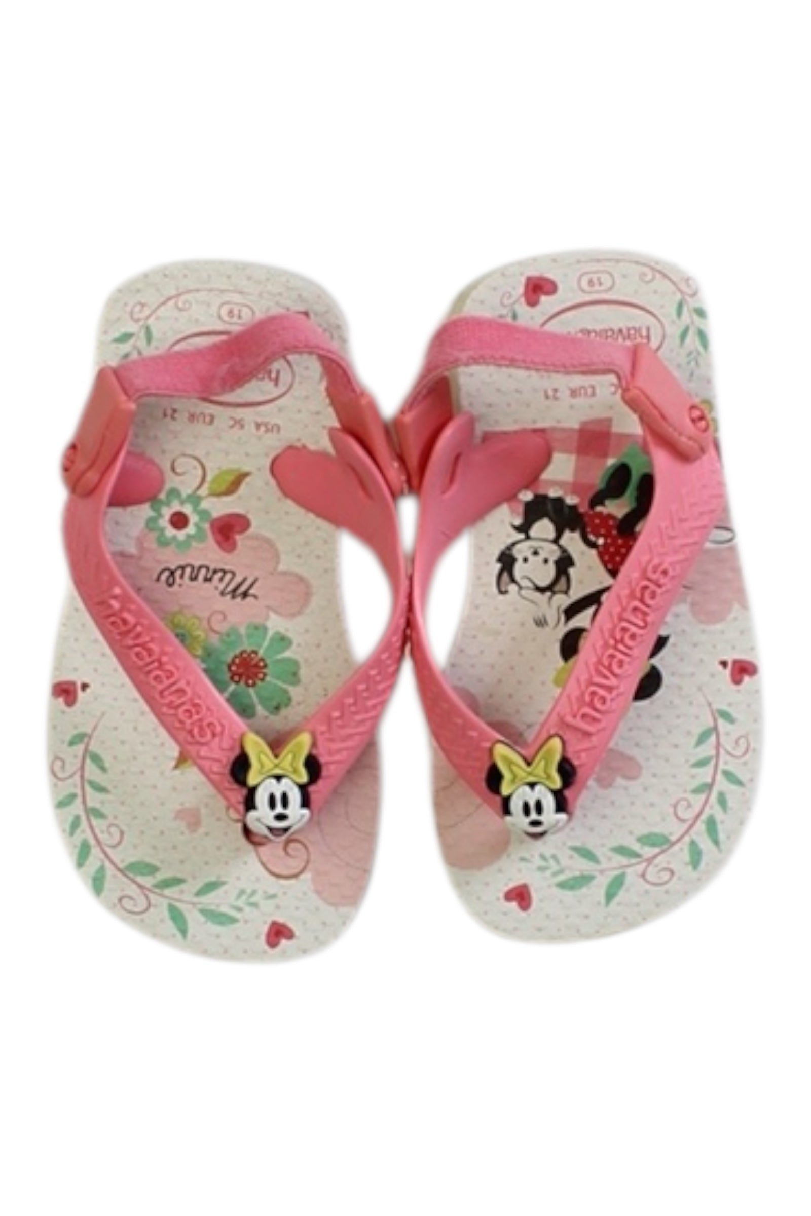 Havaianas Minnie Mouse Flip Flops EU19、mySite、g9winljtr