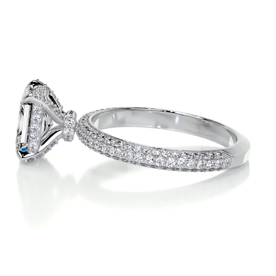 Milly Diamond Engagement Ring -18K White Gold、mySite、hinf8tx79