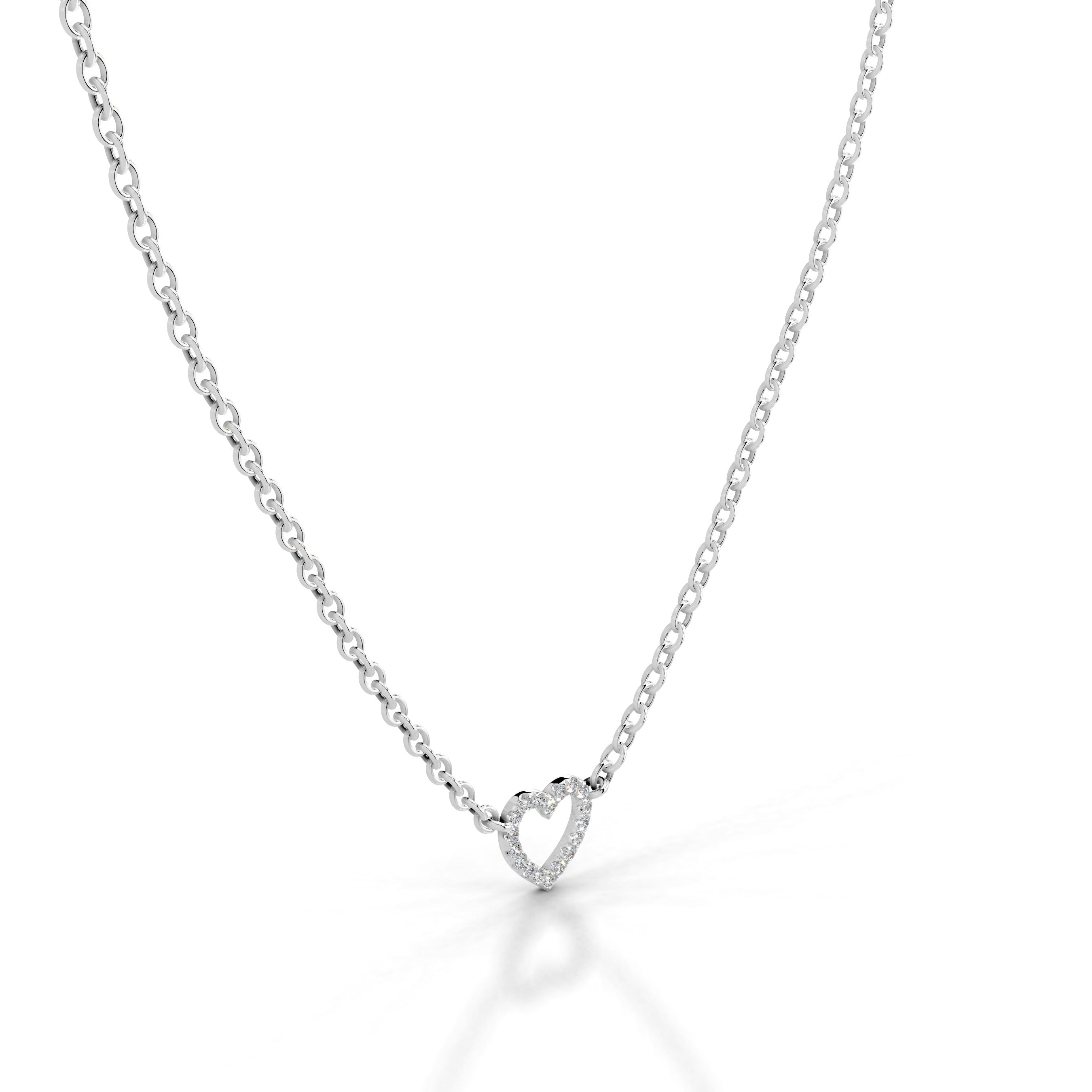 Jennifer Diamond Pendant - 18K White Gold、mySite、hinf8tx79