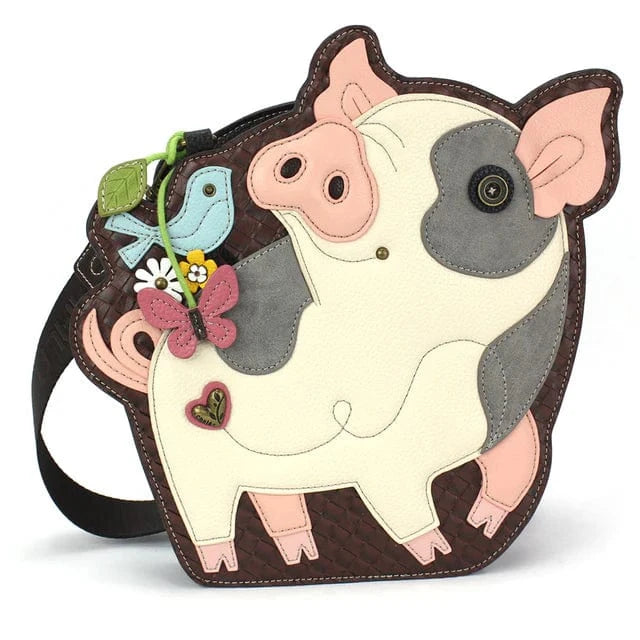 Spotted Pink Pig Chala Purse Vegan and SO CUTE!、mySite、g9winljtr