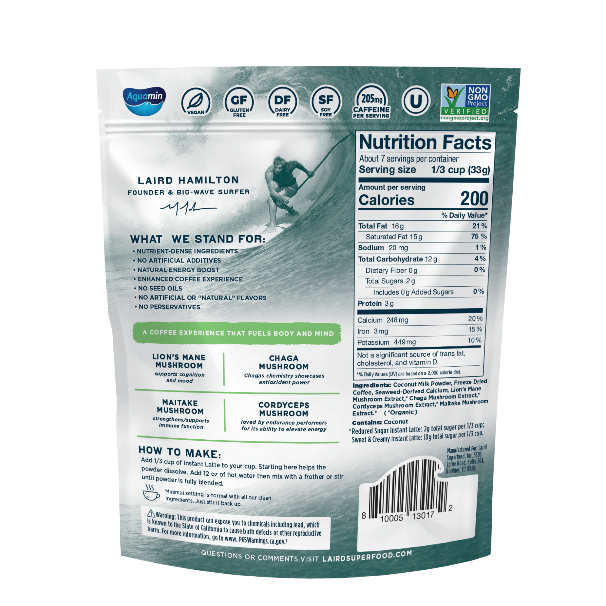 Reduced Sugar Instant Latte with Adaptogens、mySite、gigharbornorthrealestate