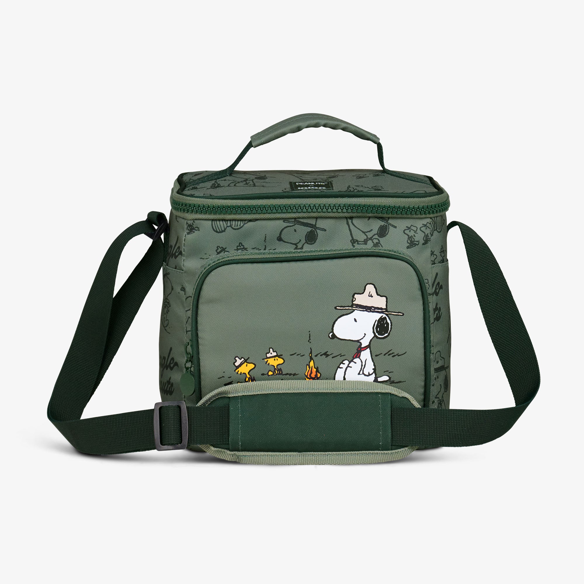 Peanuts Beagle Scouts Square Lunch Cooler Bag、mySite、noshort