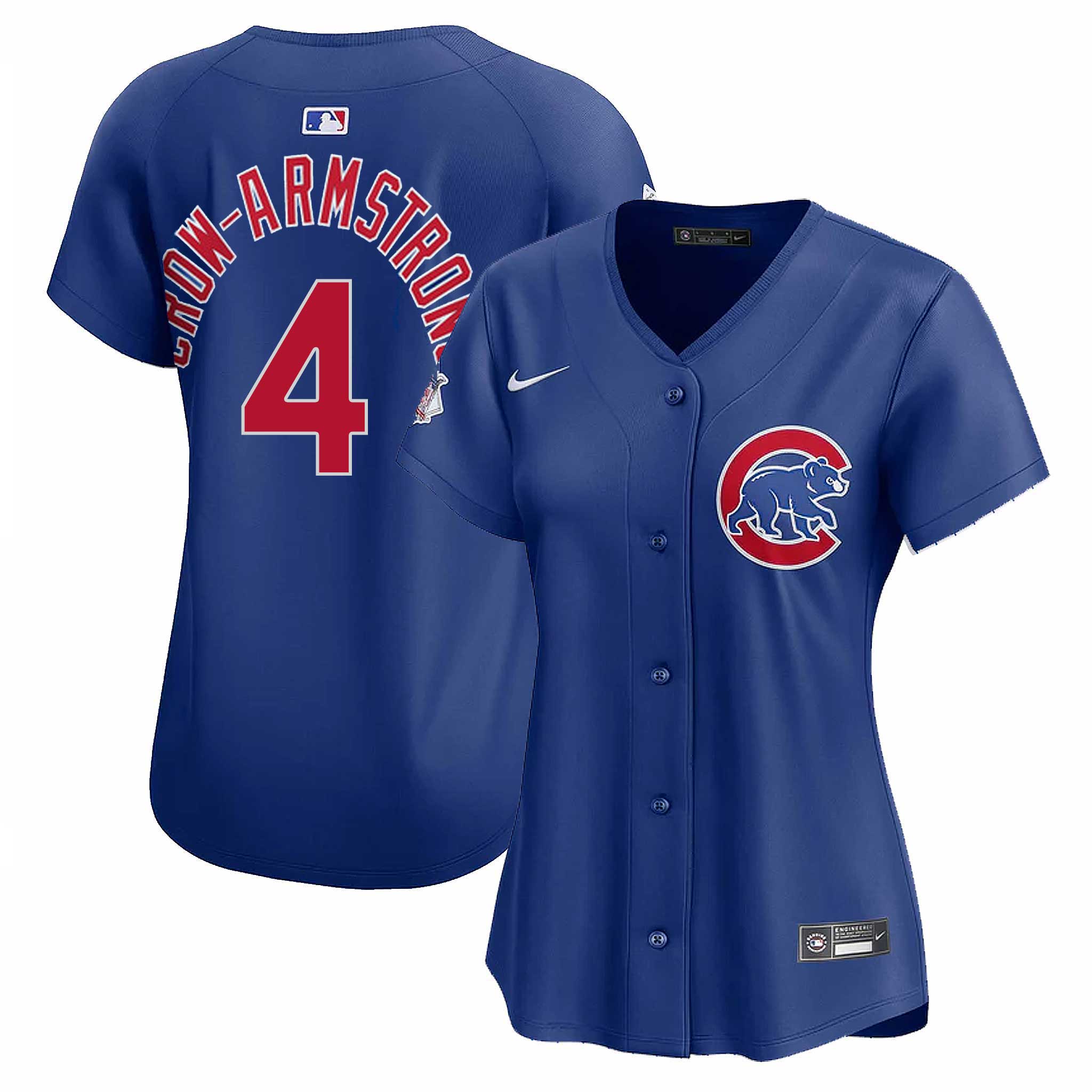 Chicago Cubs Pete Crow-Armstrong Women's Alternate Nike Vapor Limited Jersey、mySite、vikingsvslions