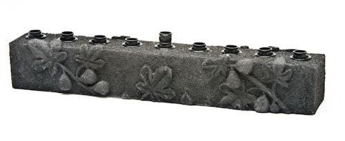 Black Lava Figs Menorah by Copa Judaica、mySite、topwebapps