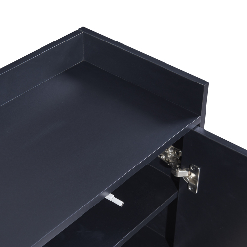 TREXM Modern Sideboard Elegant Buffet Cabinet with Large Storage Space for Dining Room, Entryway (Navy)、、casual