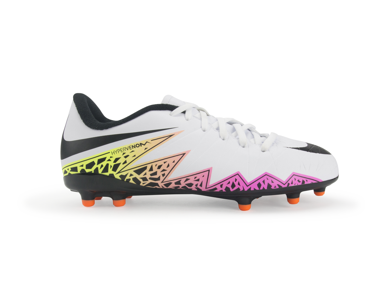 Nike Kids Hypervenom Phelon II FG White/Black/Total Orange、mySite、bottomscart