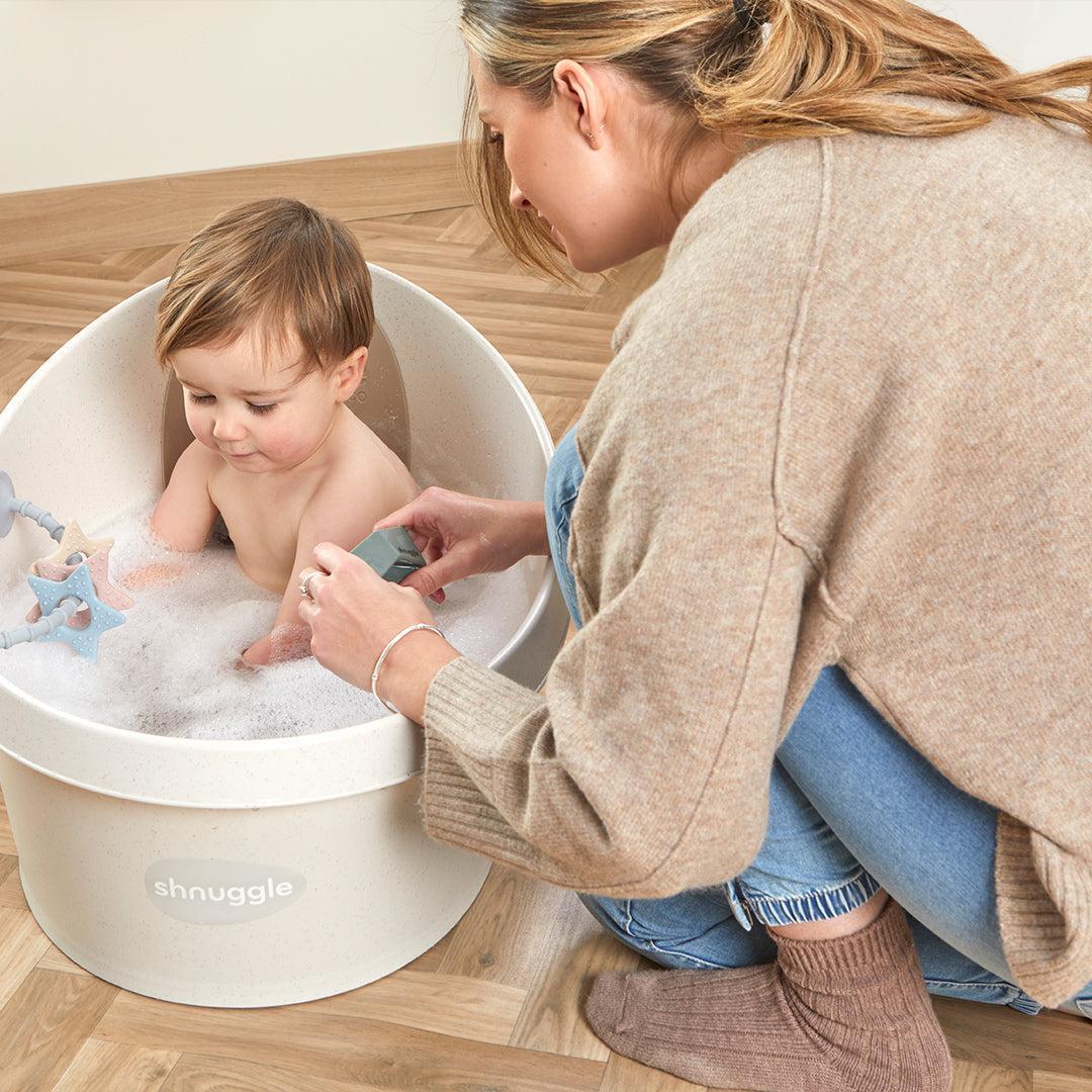  Shnuggle ECO Collection Toddler Bath - Cookies & Cream、mySite、merchandisen