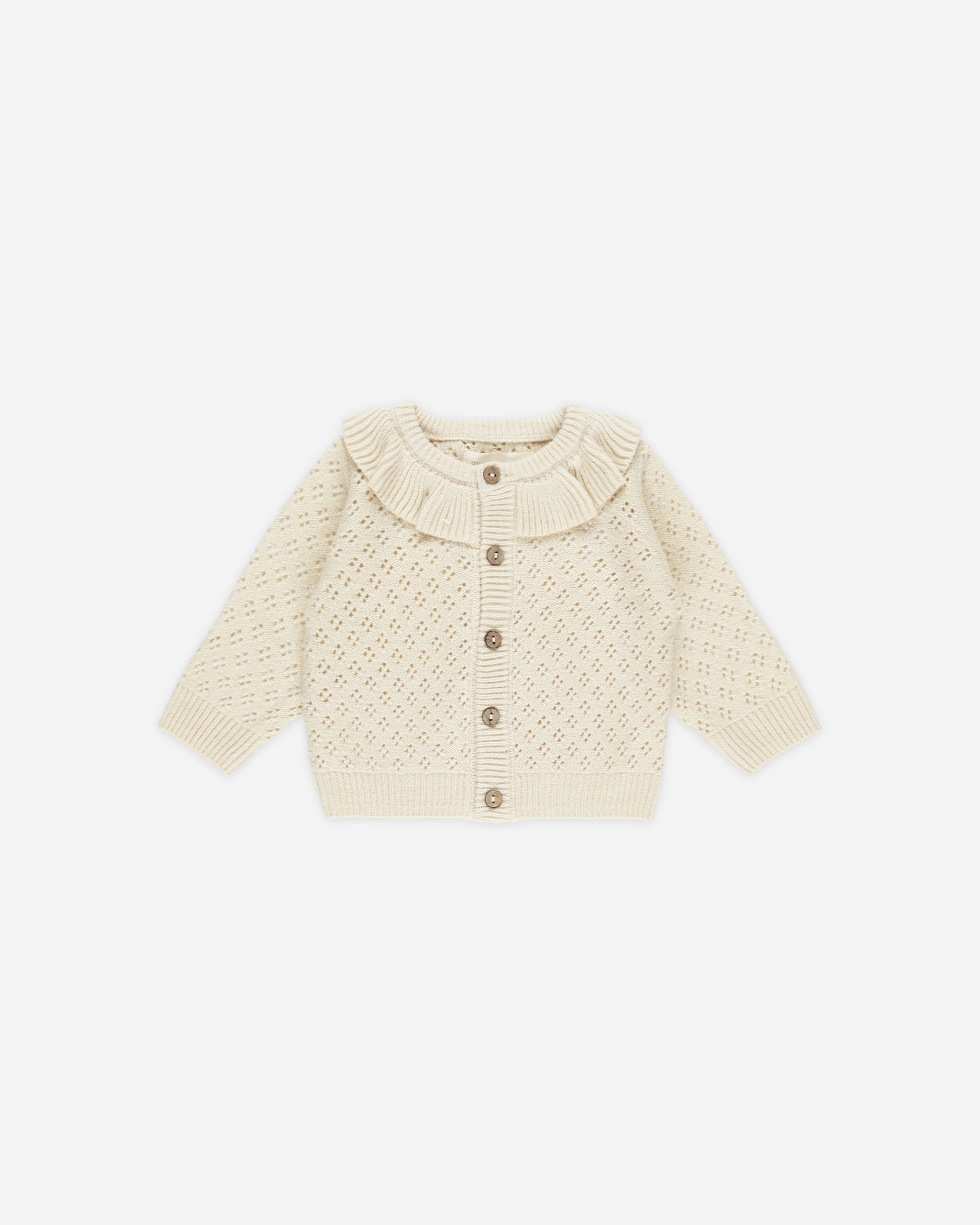  Ruffle Collar Cardigan || Natural、mySite、layawaytickets