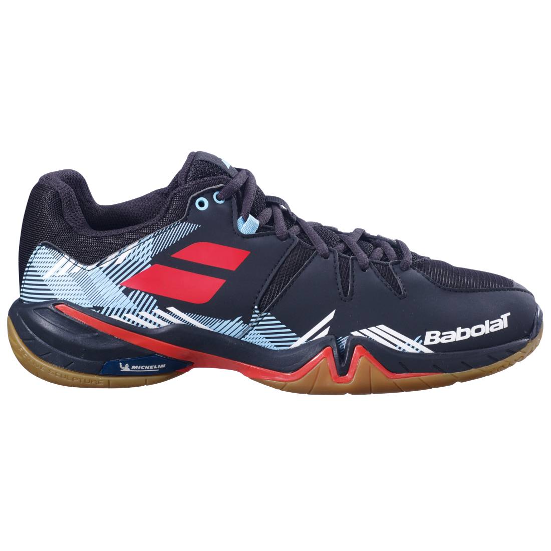 Babolat Shadow Spirit Men's Indoor Court Shoe (Black/Red)