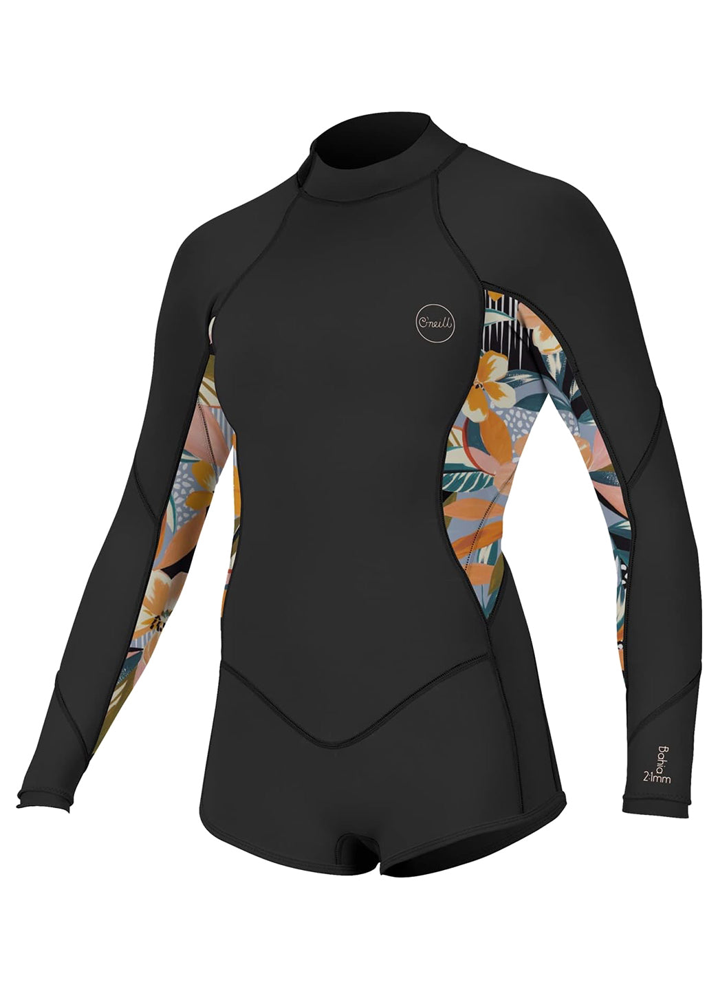 O'Neill Girls' 2/1MM Bahia Back Zip Springsuit Wetsuit、mySite、noshort