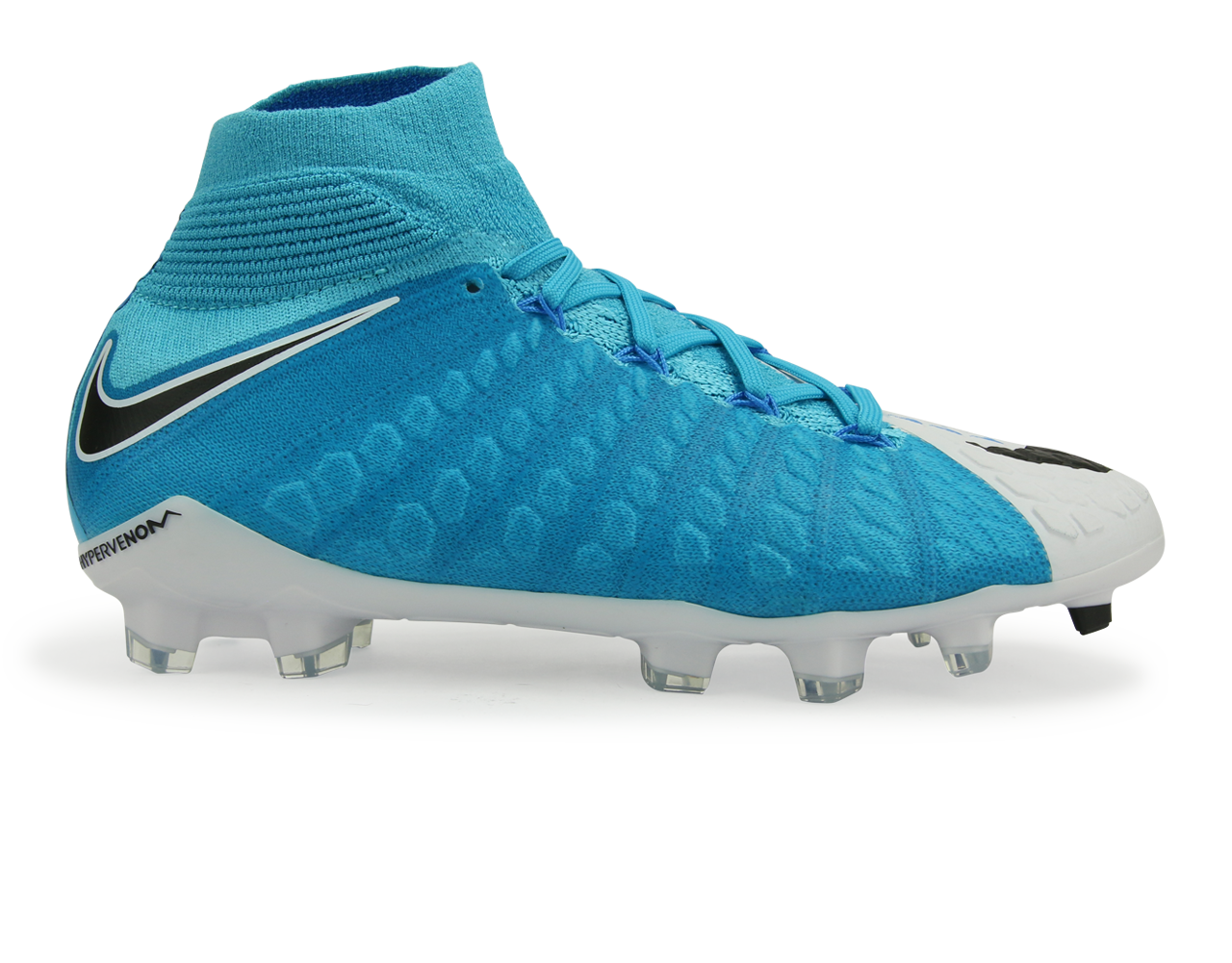 Nike Kids Hypervenom Phantom III Dynamic Fit FG White/Blue/Photo Blue、mySite、noshort