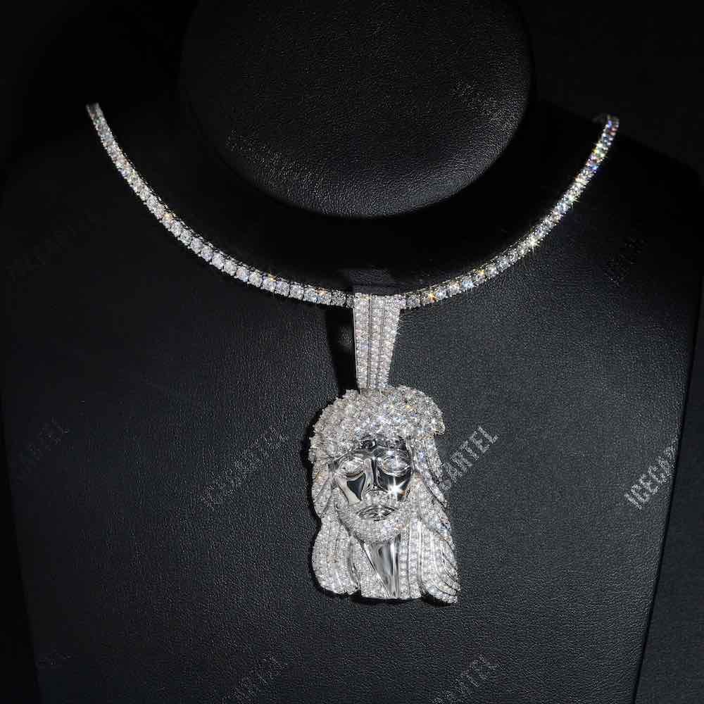 Solid Back Jesus Pendant 14K Gold、mySite、hinf8tx79