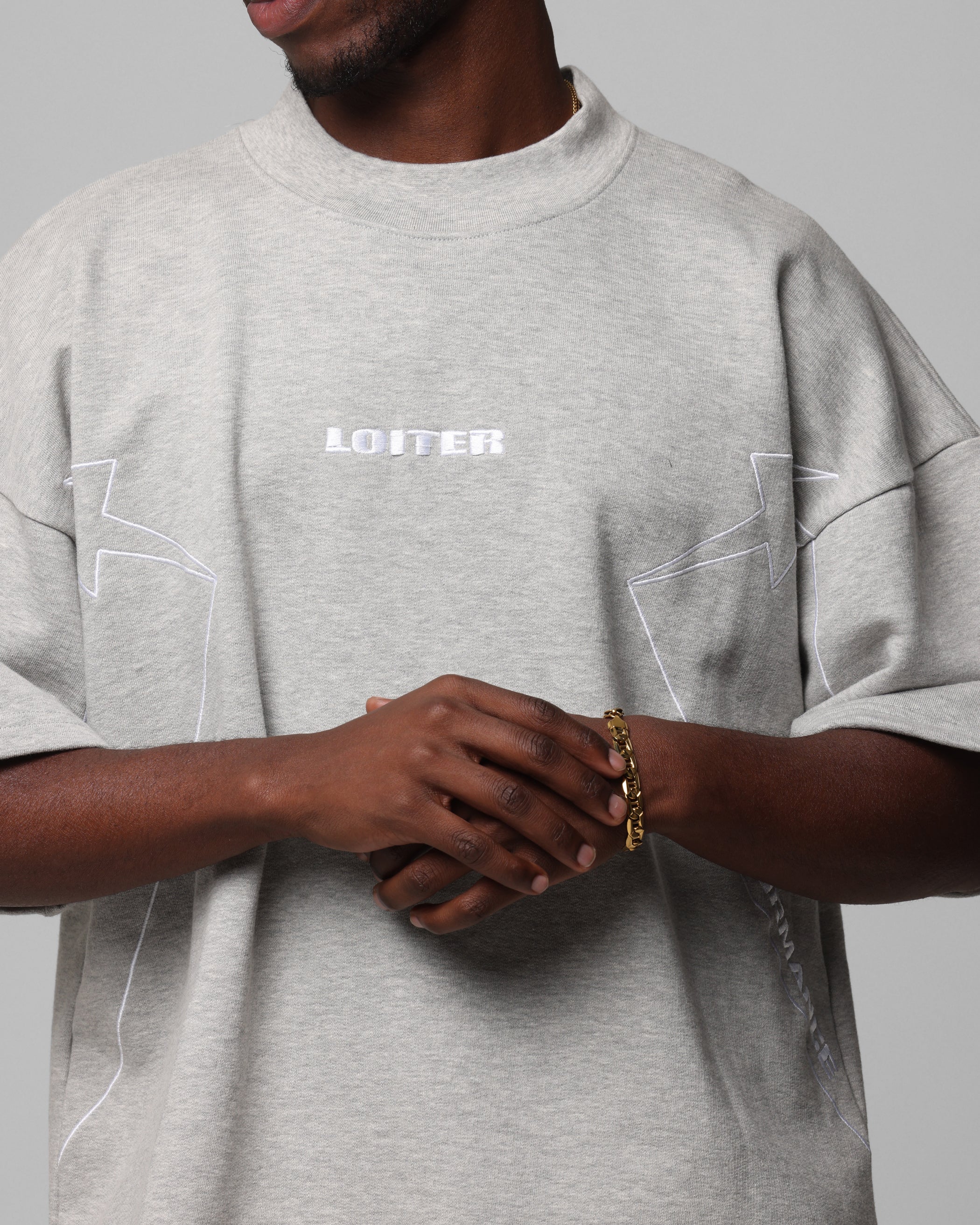Loiter Dark Performance T-Shirt Grey、mySite、zt4zffjzw