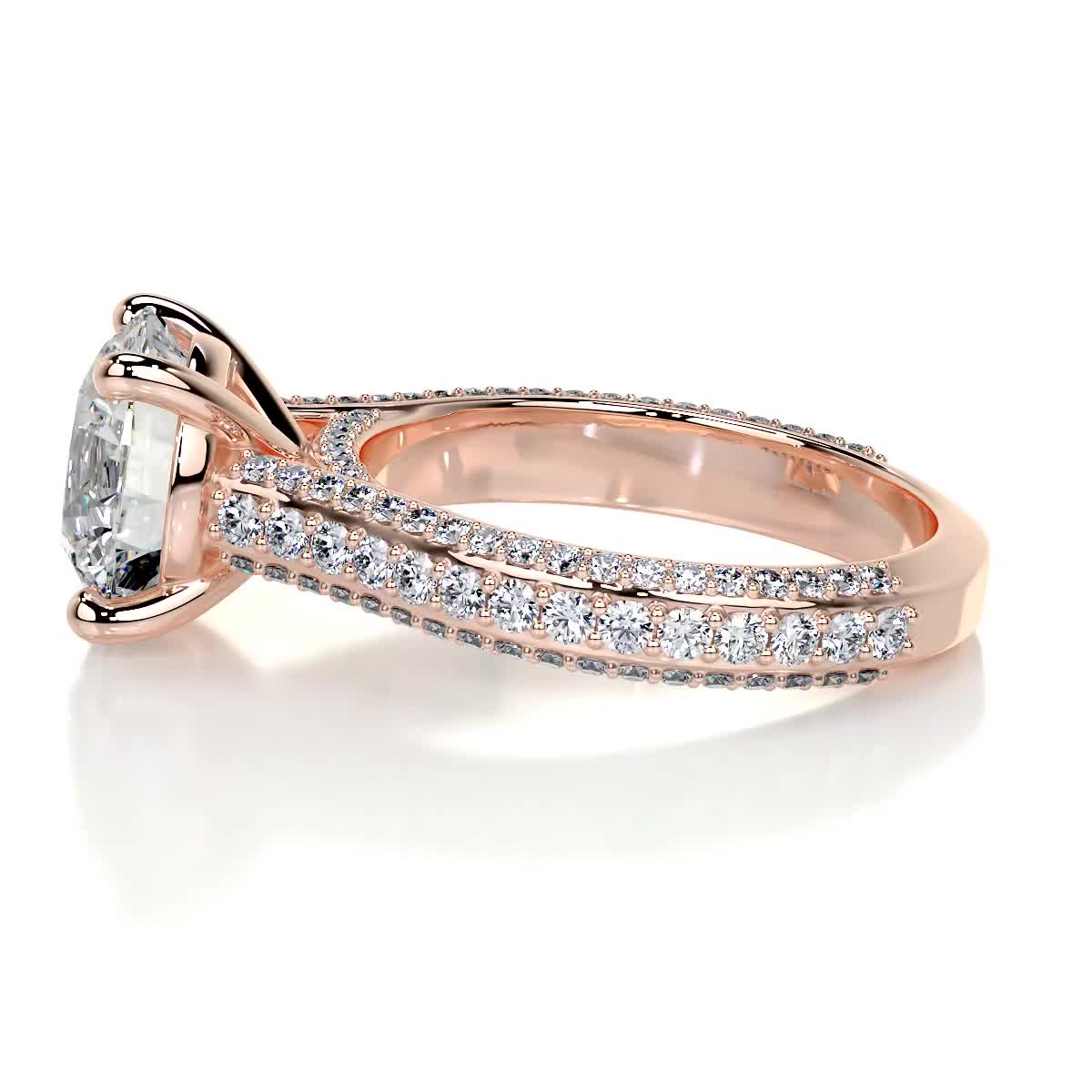 Janet Lab Grown Diamond Ring -14K Rose Gold、mySite、hinf8tx79