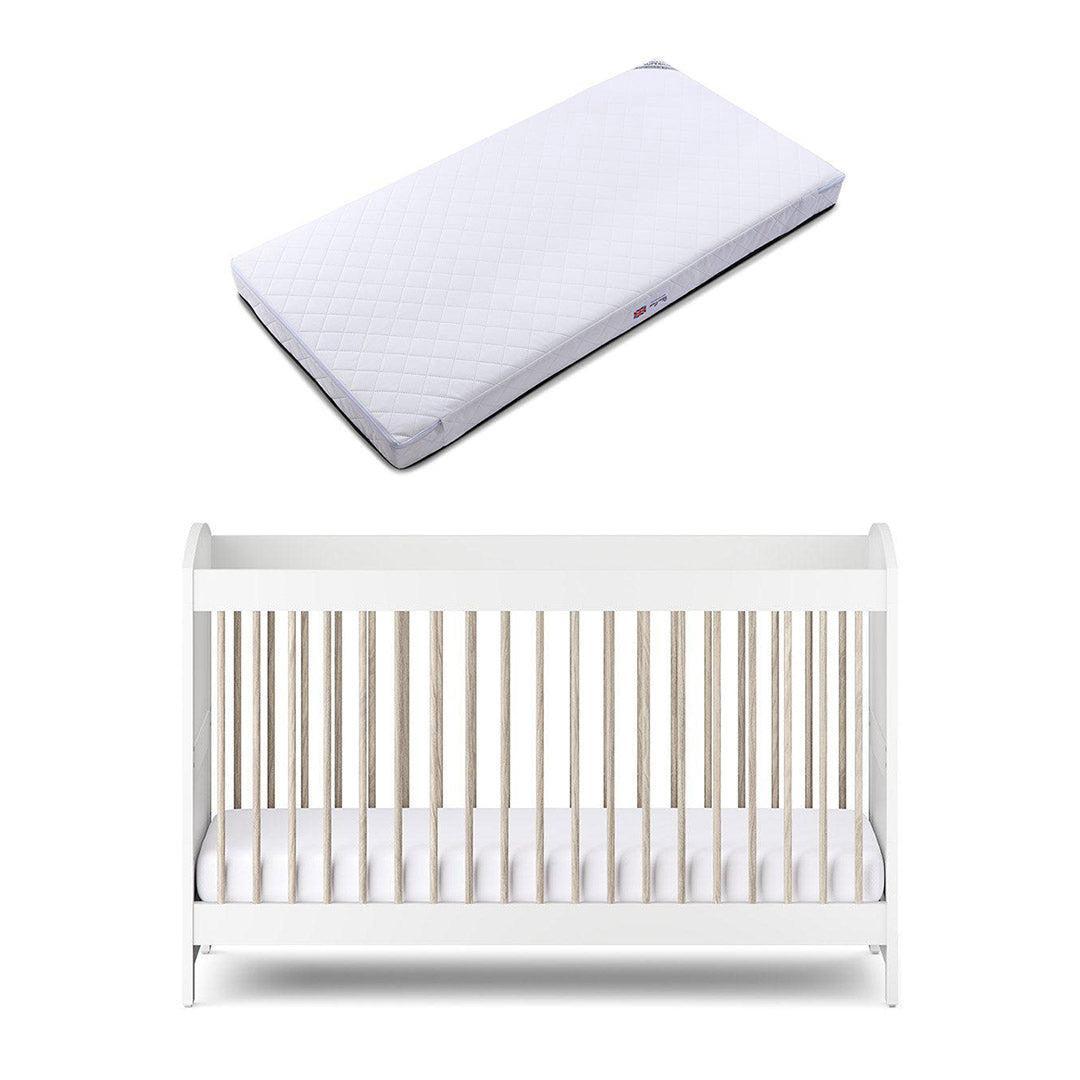  Silver Cross Valencia Cot Bed - Ash White、mySite、merchandisen