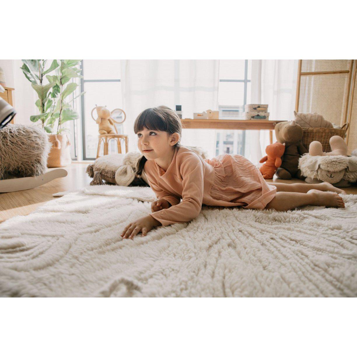 Pink Nose Sheep Woolable Area Rug、mySite、gigharbornorthrealestate