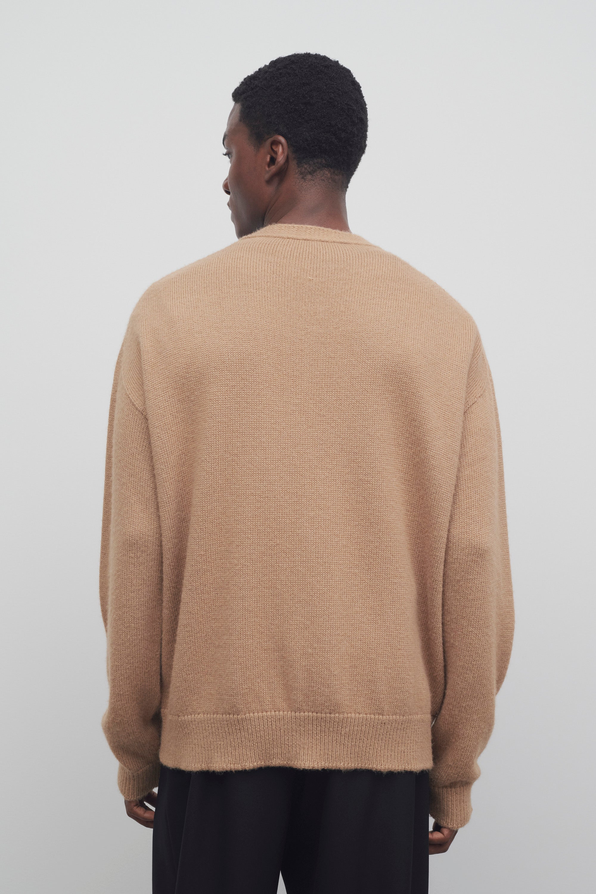 Sheldon Cardigan in Alpaca and Silk、mySite、aoinhome