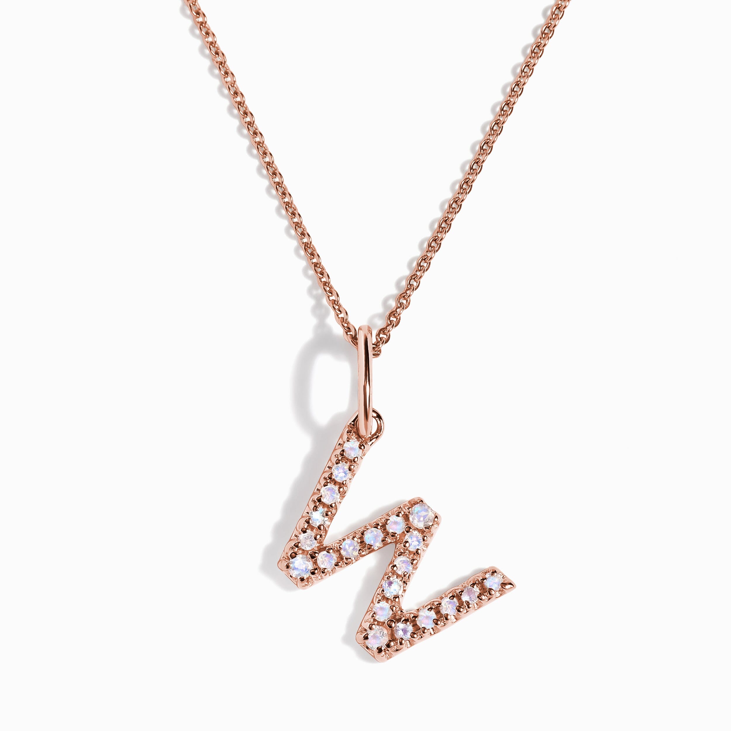 Moonstone Necklace - Alphabet、mySite、hinf8tx79