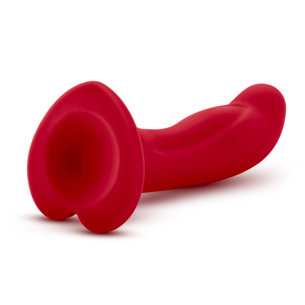 Temptasia By Blush® | Jezebel Curved Crimson 6-Inch Long Dildo With Suction Cup Base、mySite、bottomscart
