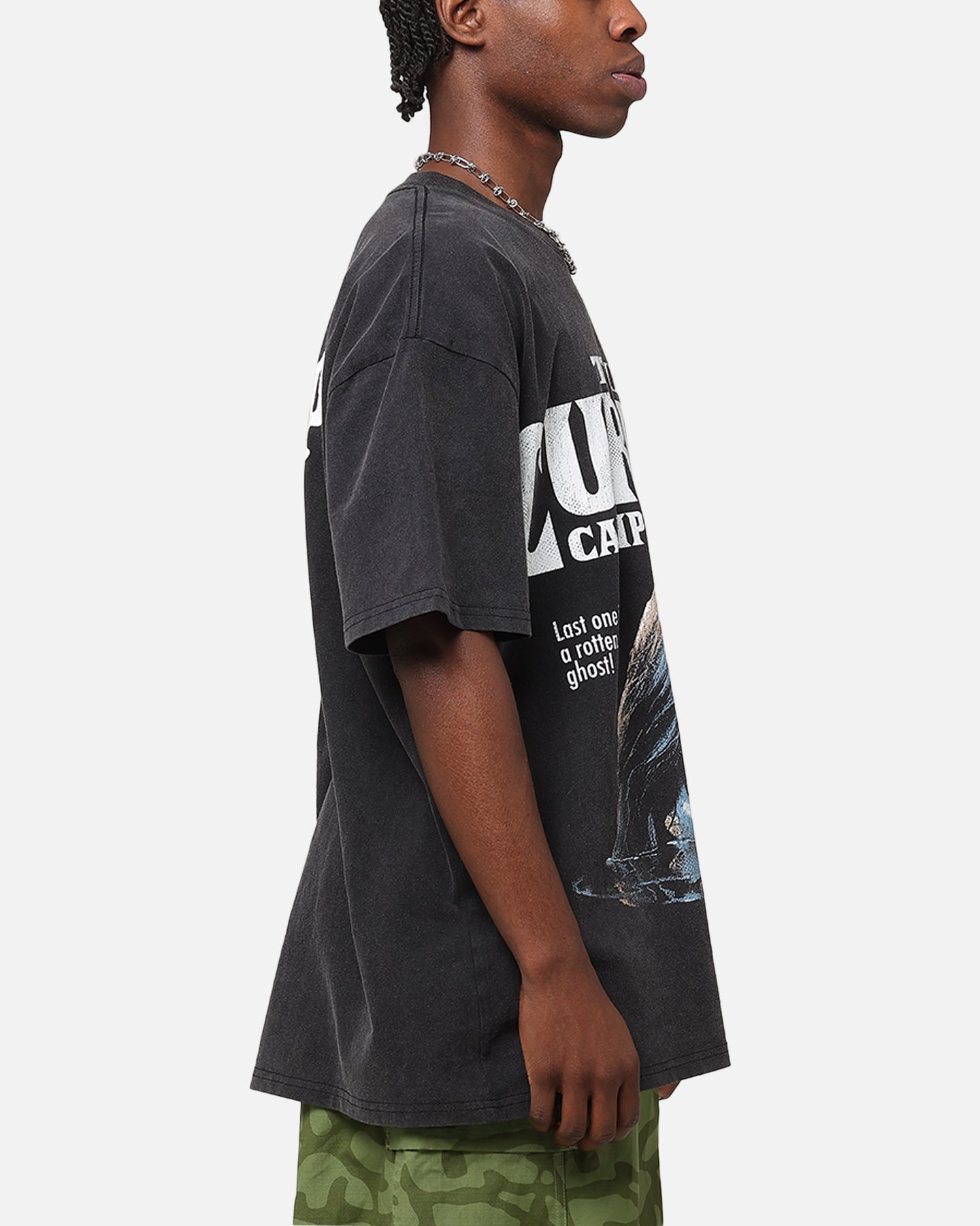 American Thrift X Goosebumps Cold Lake Heavy T-Shirt Vintage Black、mySite、zt4zffjzw