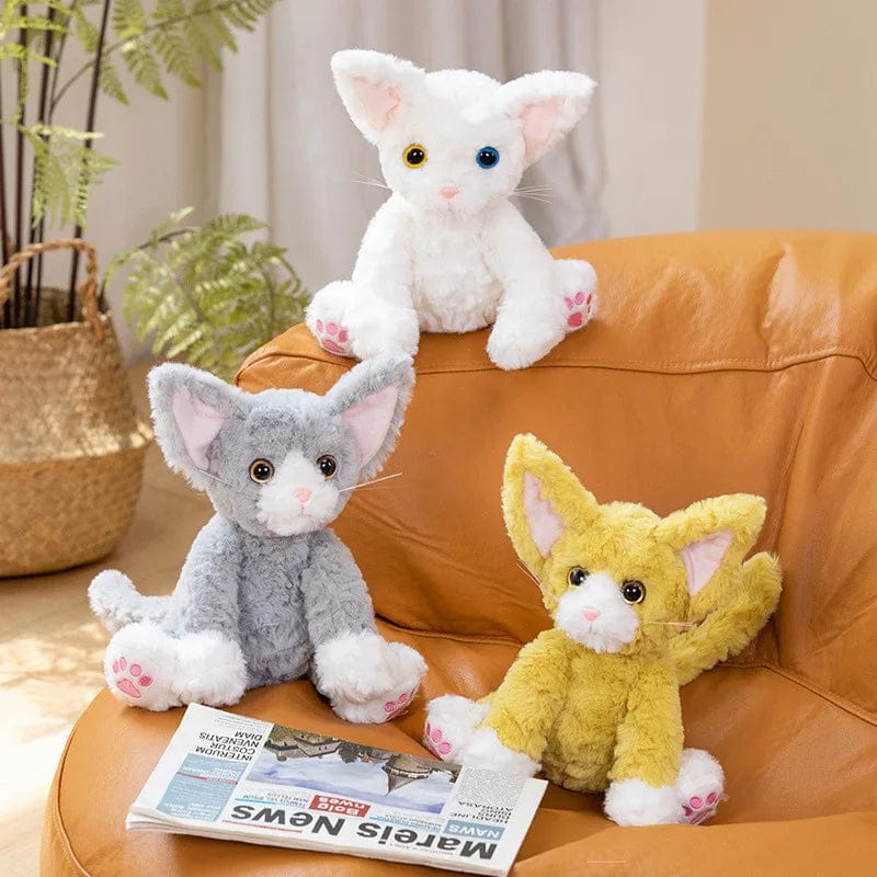 Curly Coat Devon Rex Plush Kitty Cat、mySite、g9winljtr