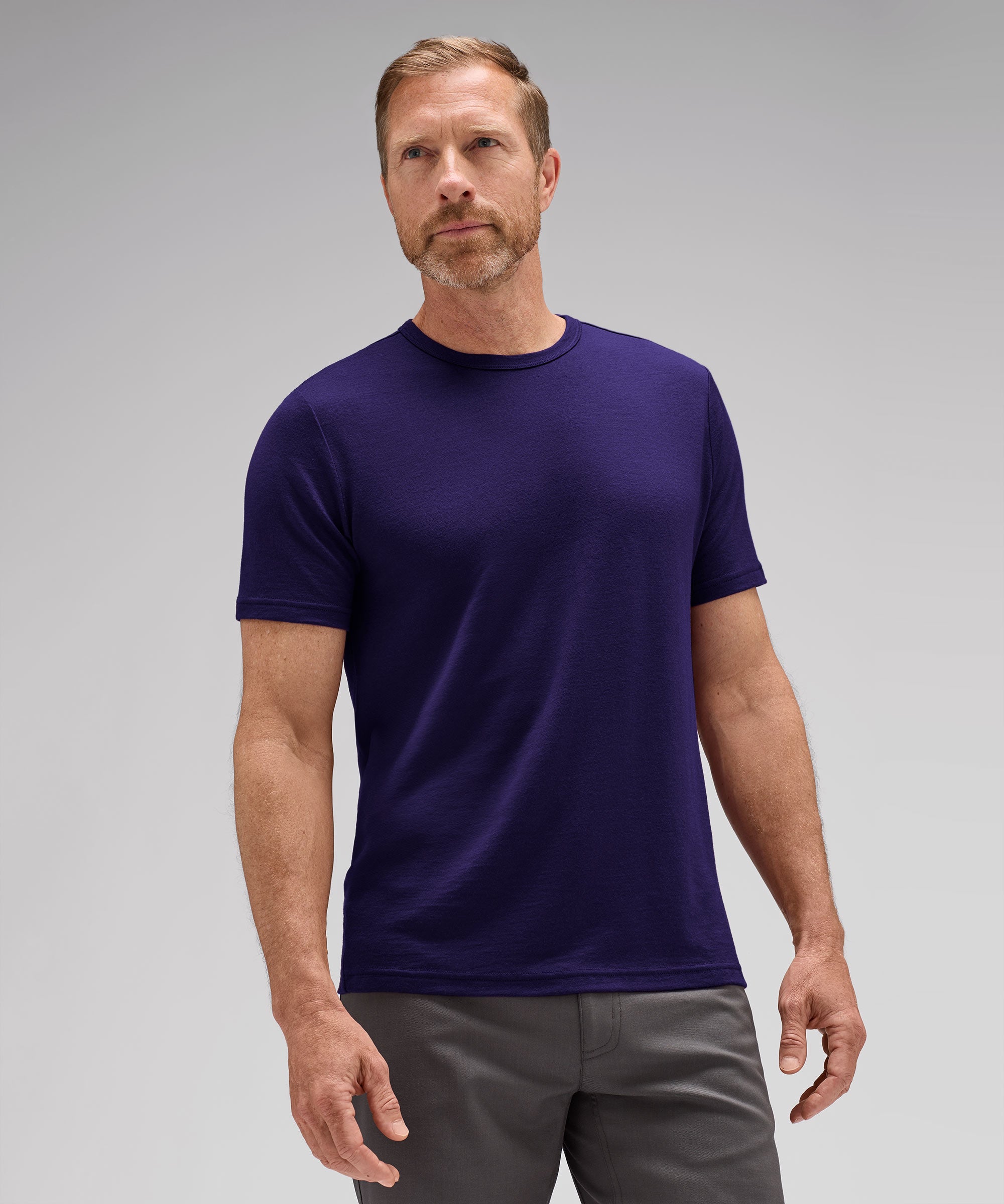 Men's Merino Crew Neck T-Shirt、mySite、noshort